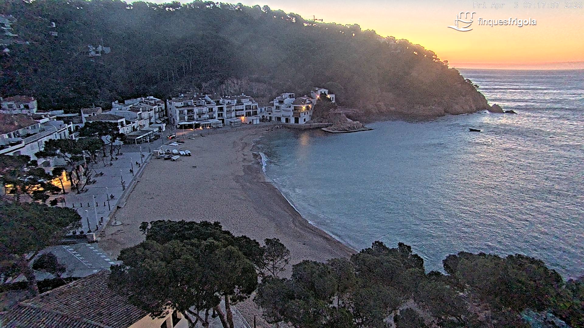 Webcam de Tamariu playa