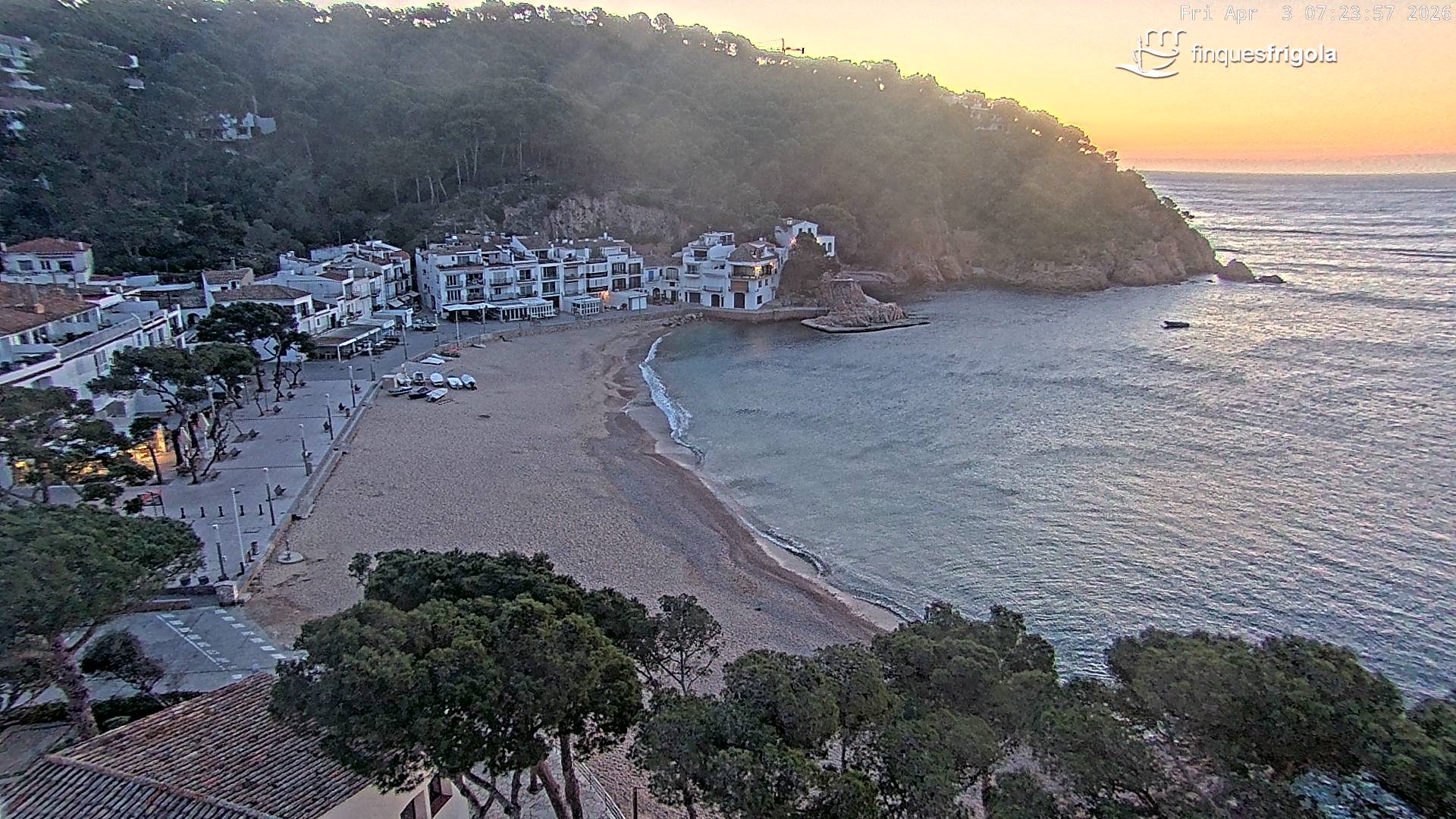 Webcam de Tamariu playa