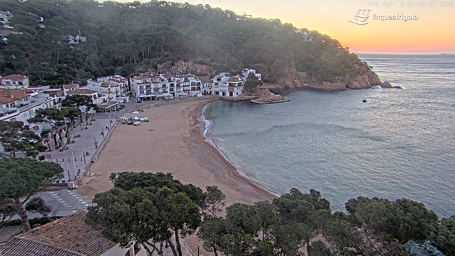 Webcam de Tamariu playa