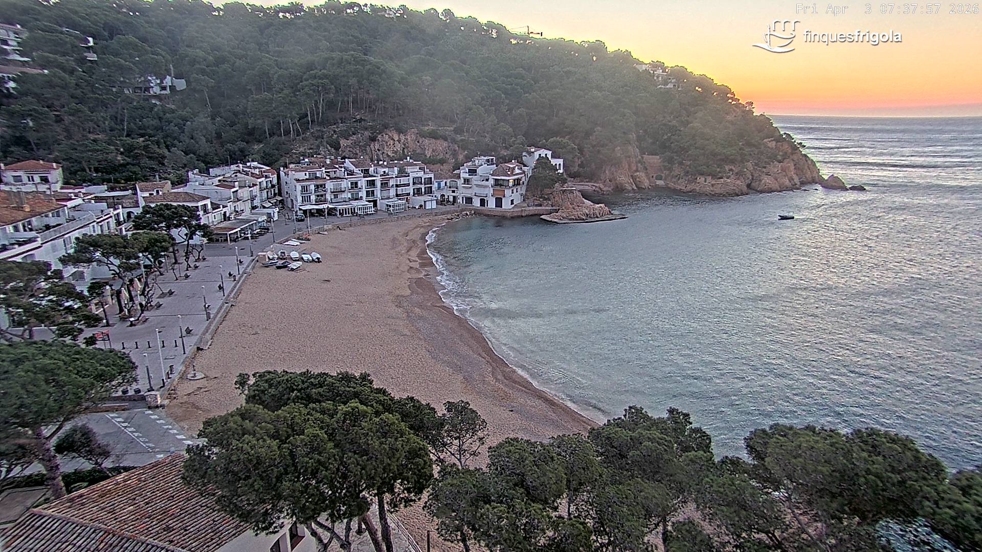 Webcam de Tamariu playa