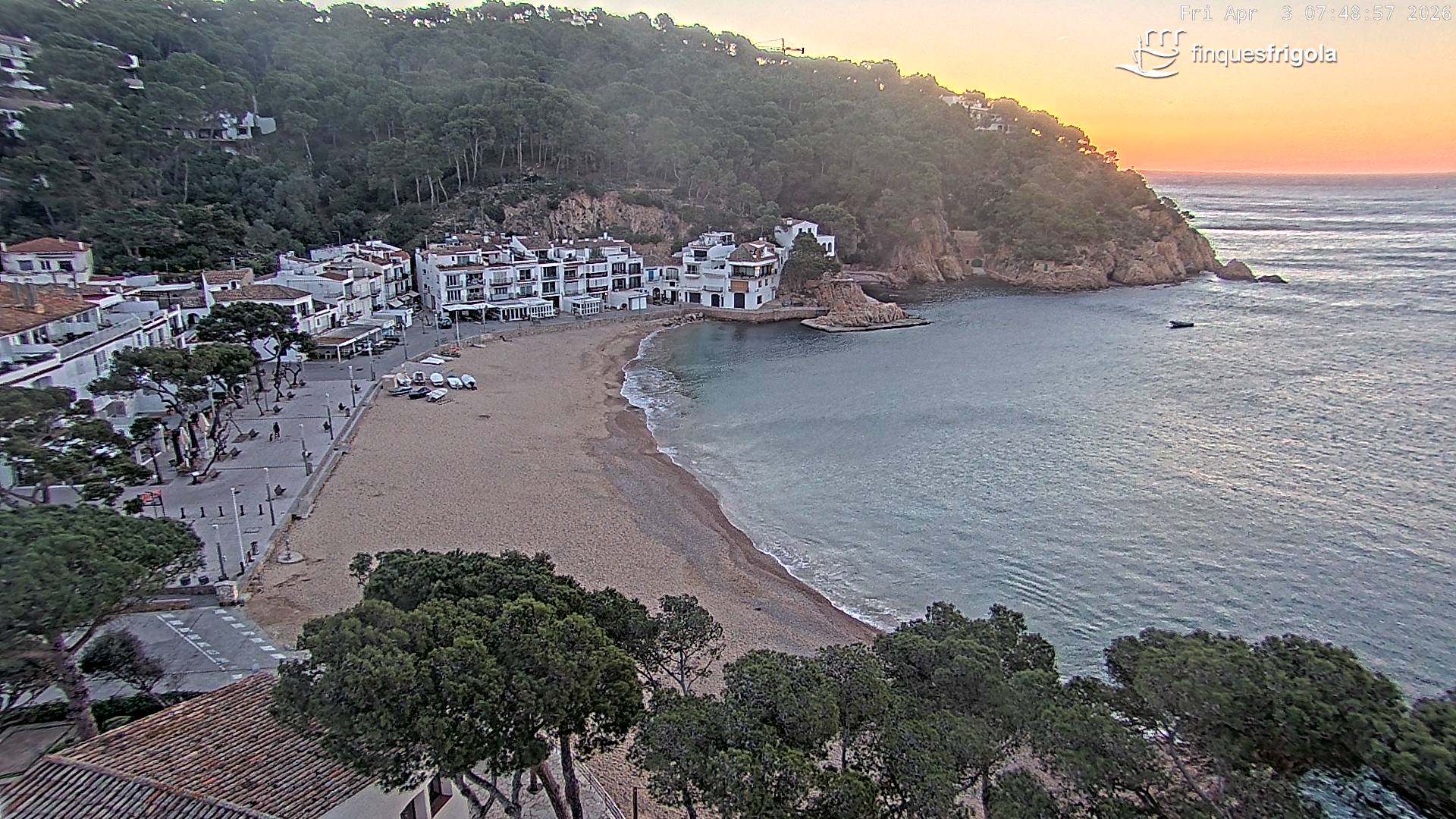 Webcam de Tamariu playa