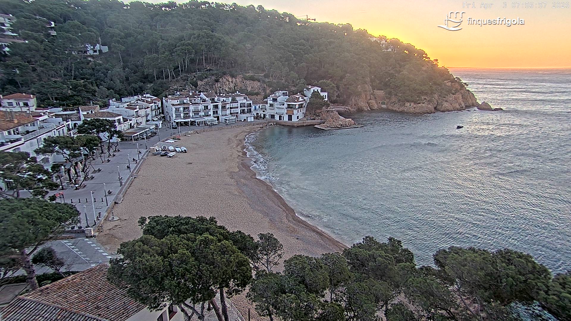 Webcam de Tamariu playa