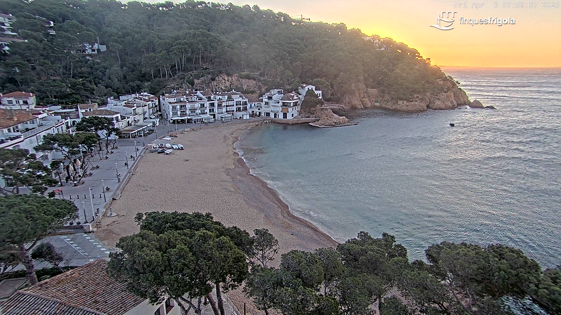 Webcam de Tamariu playa