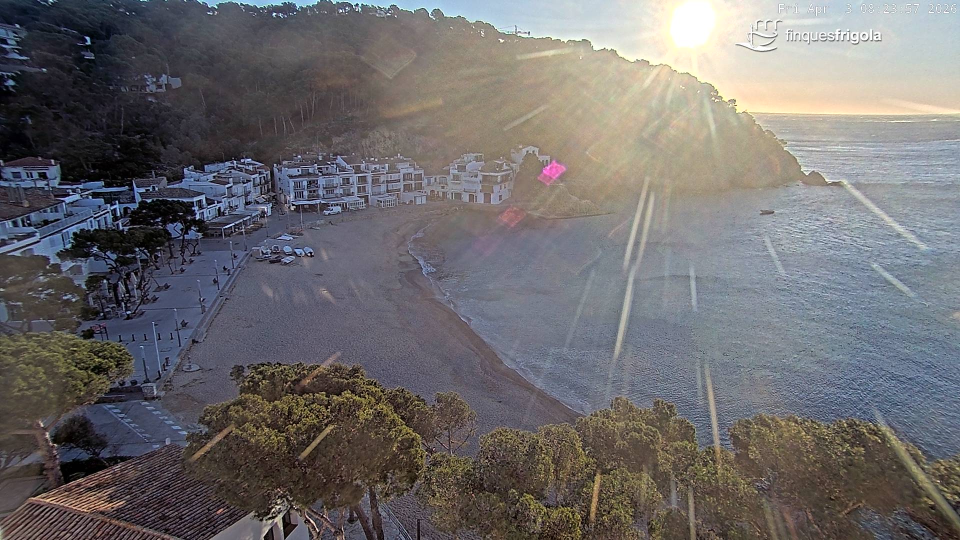 Webcam de Tamariu playa