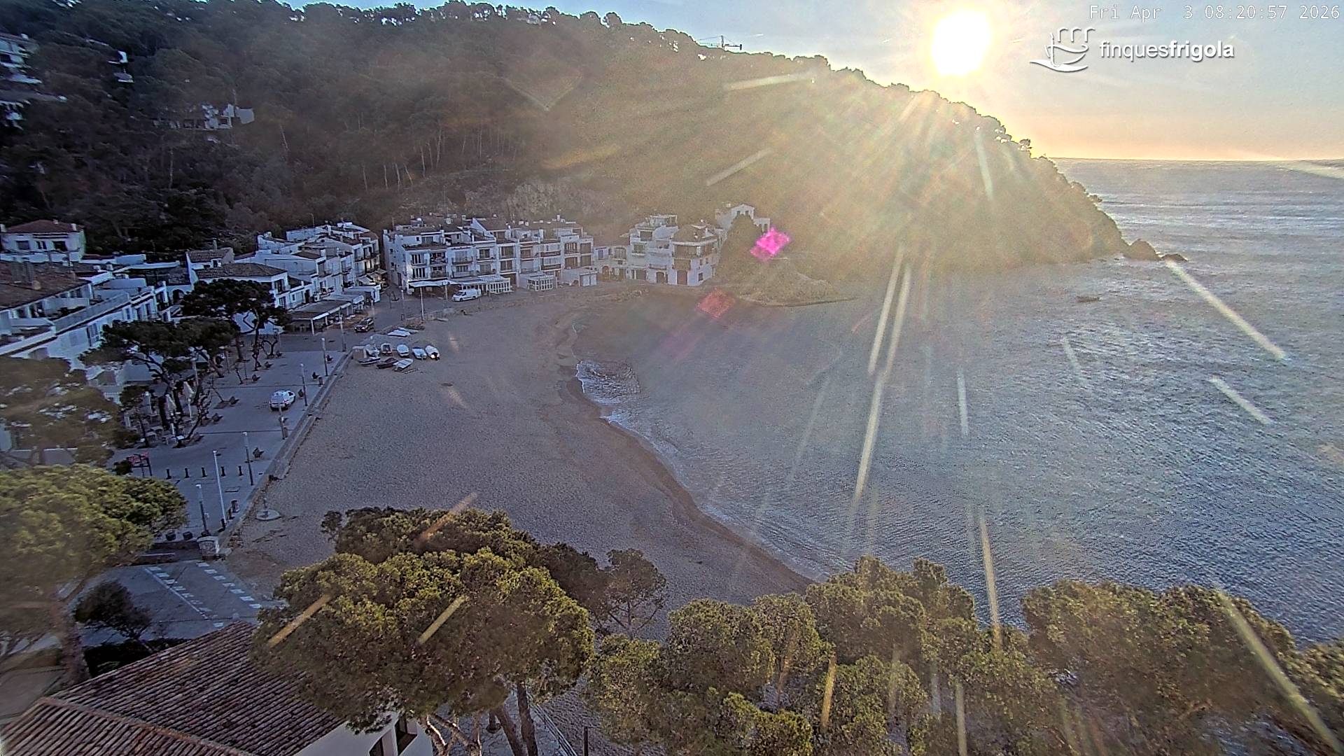 Webcam de Tamariu playa