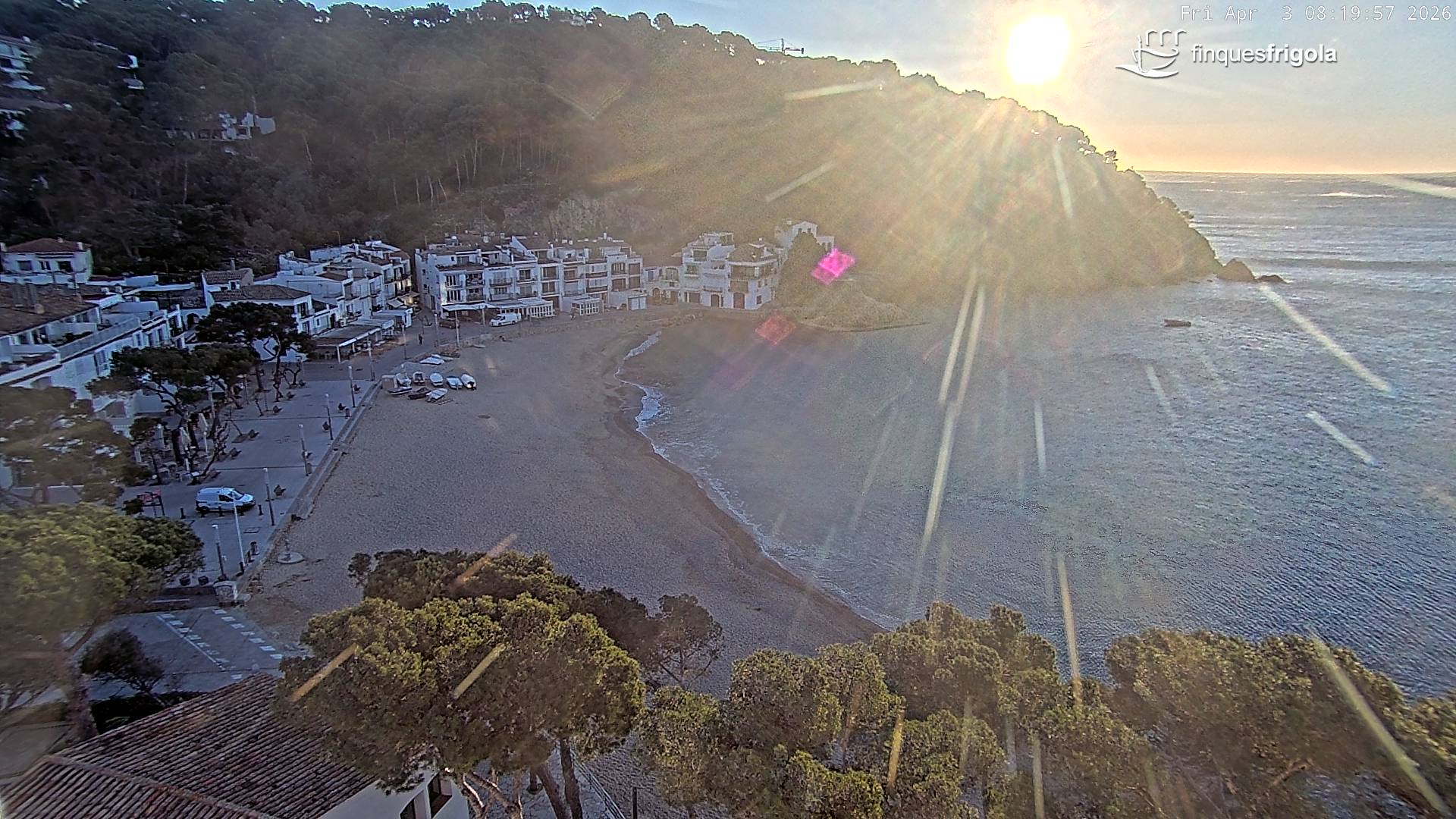 Webcam de Tamariu playa