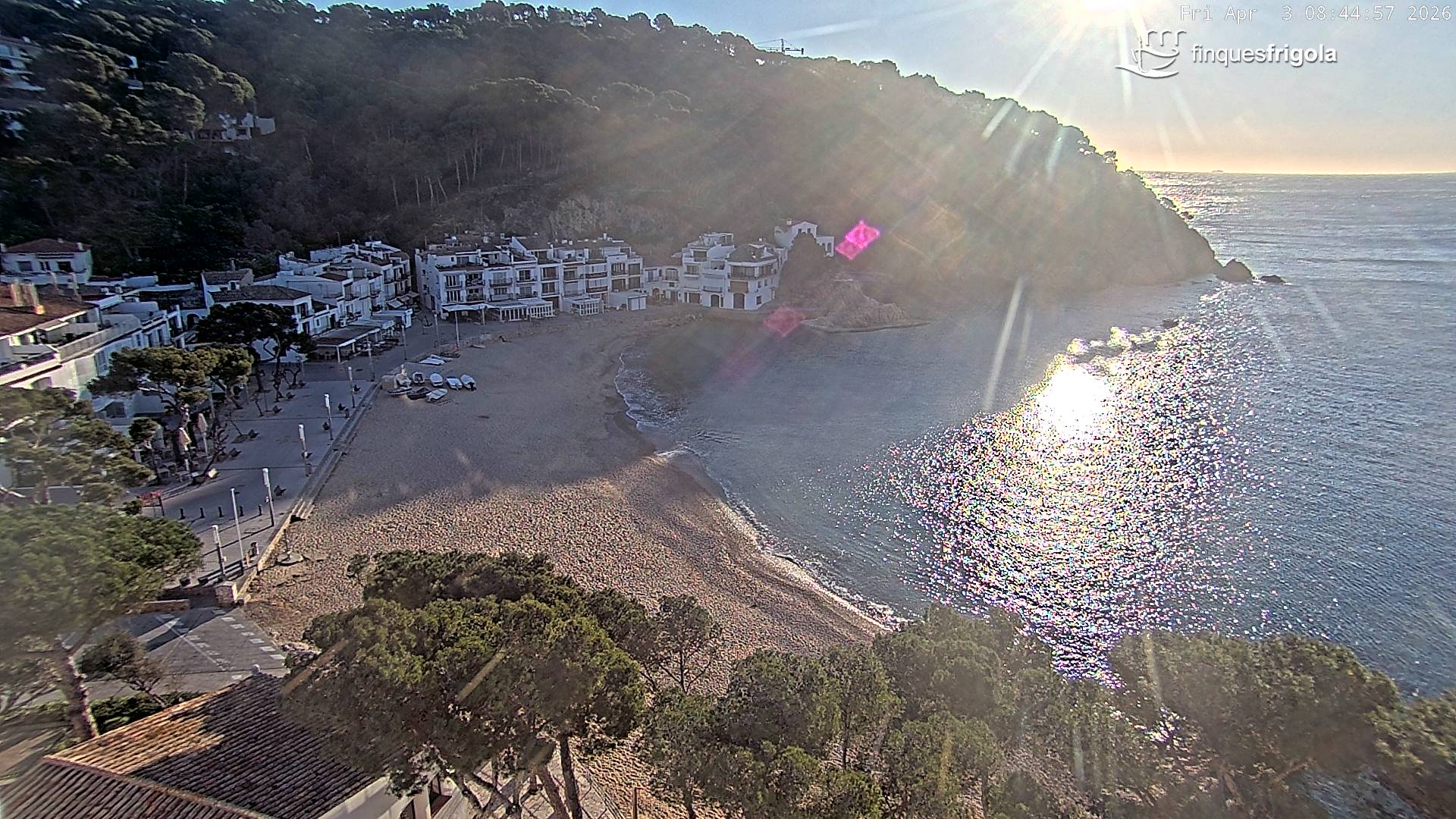 Webcam de Tamariu playa