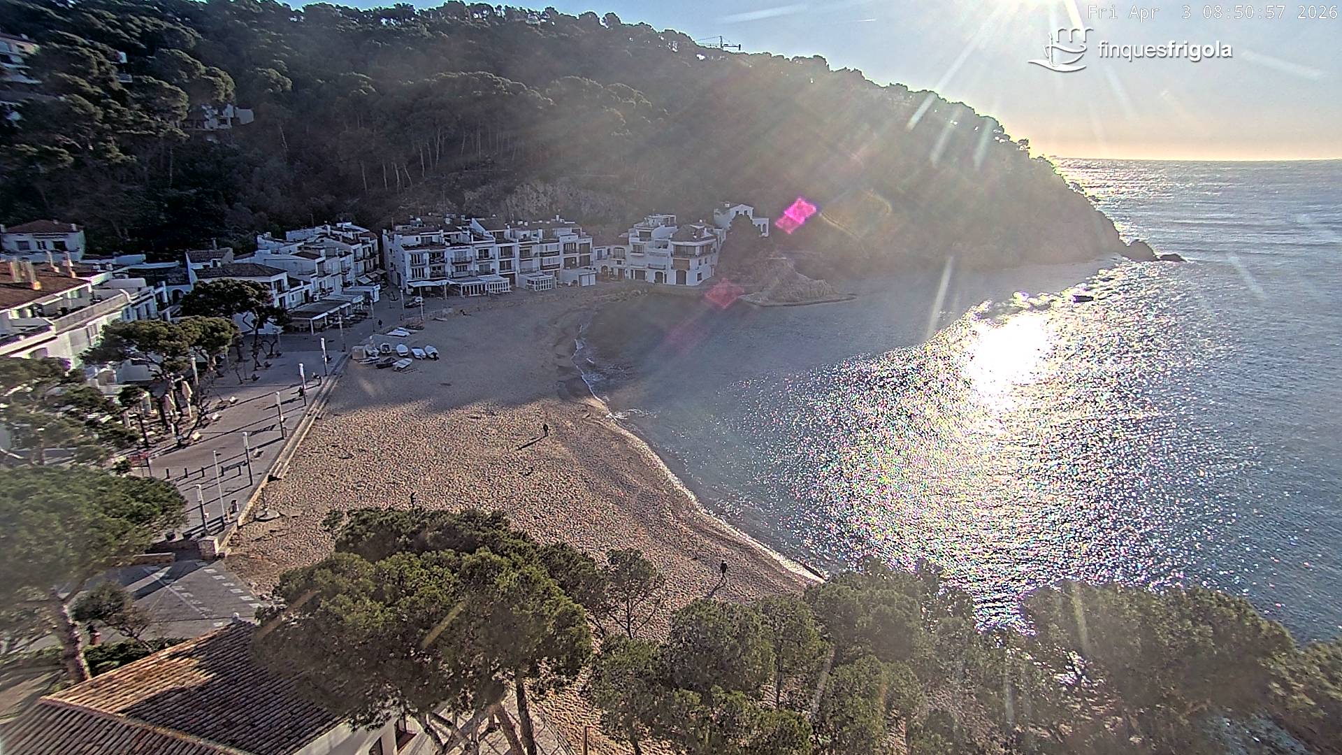 Webcam de Tamariu playa