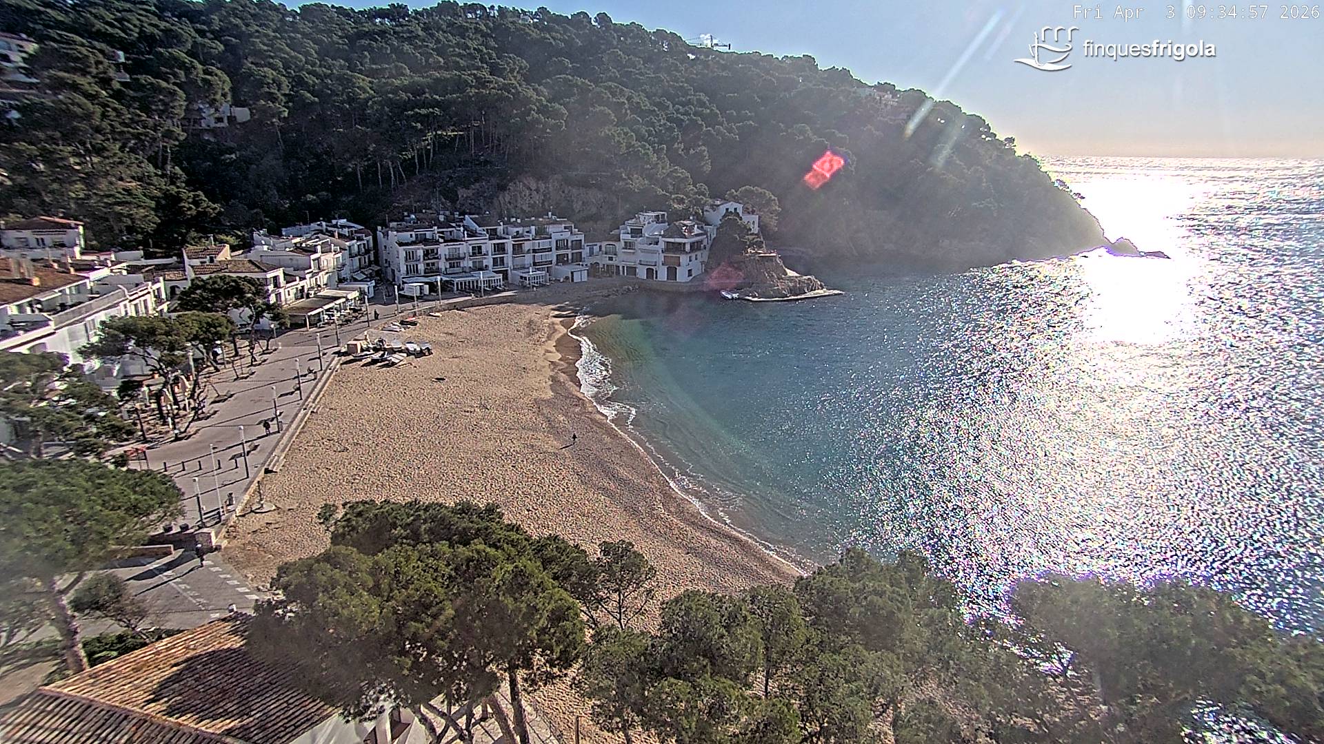 Webcam de Tamariu playa