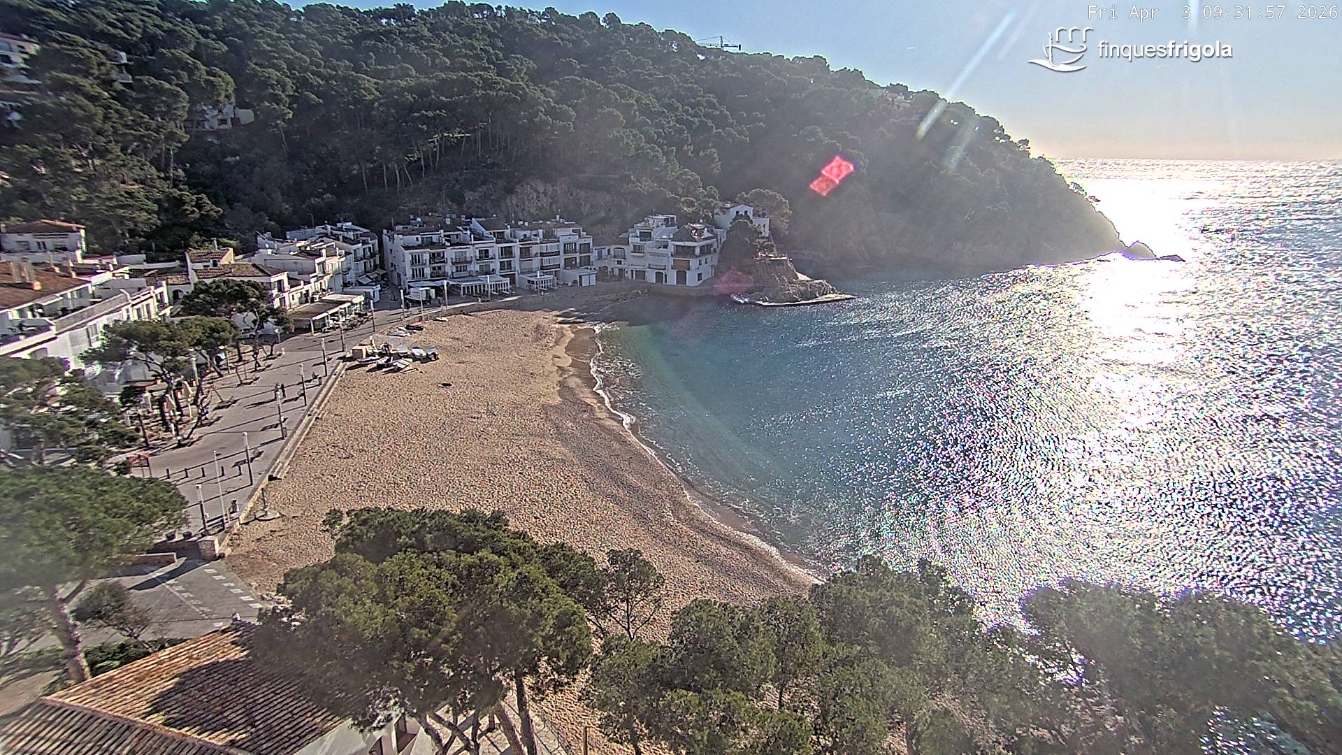 Webcam de Tamariu playa