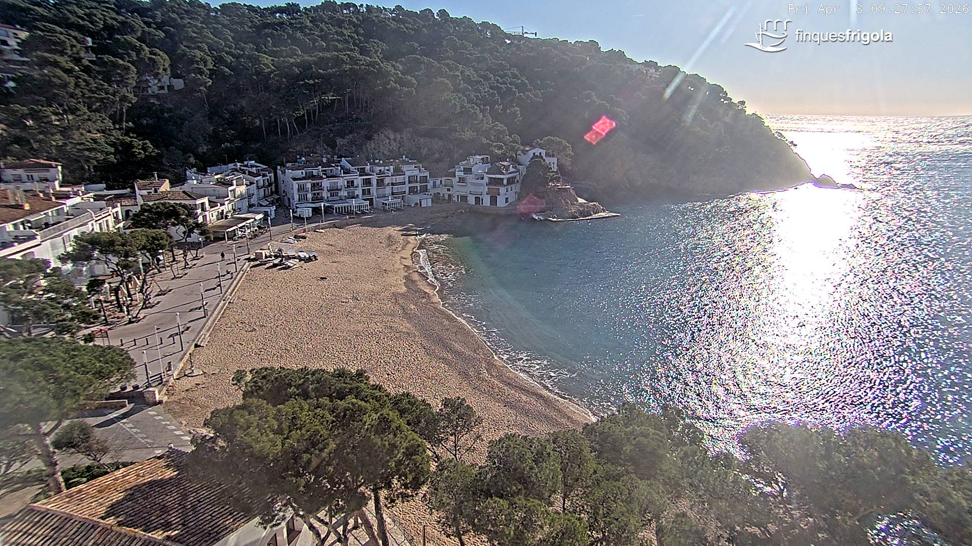 Webcam de Tamariu playa