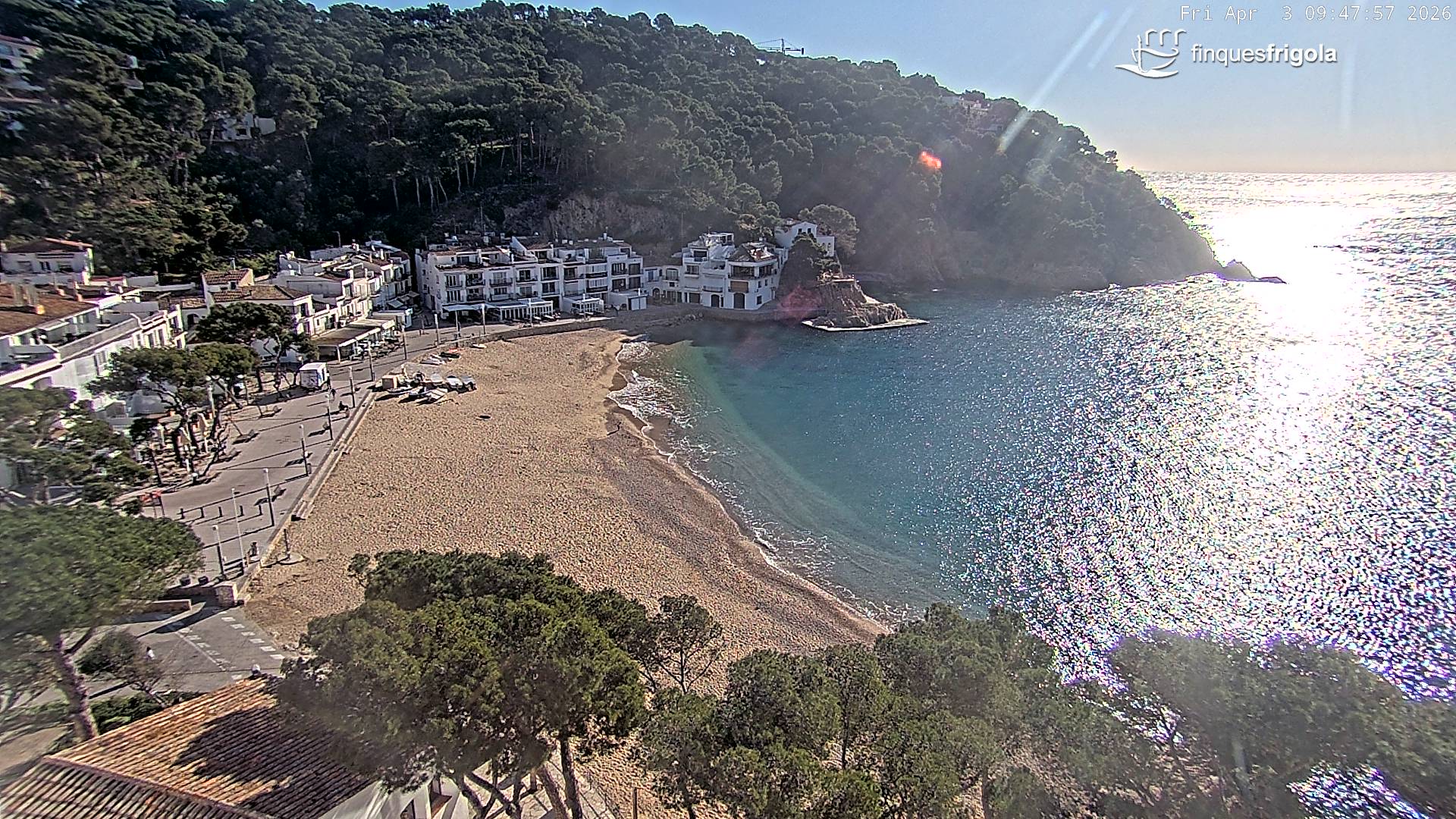 Webcam de Tamariu playa