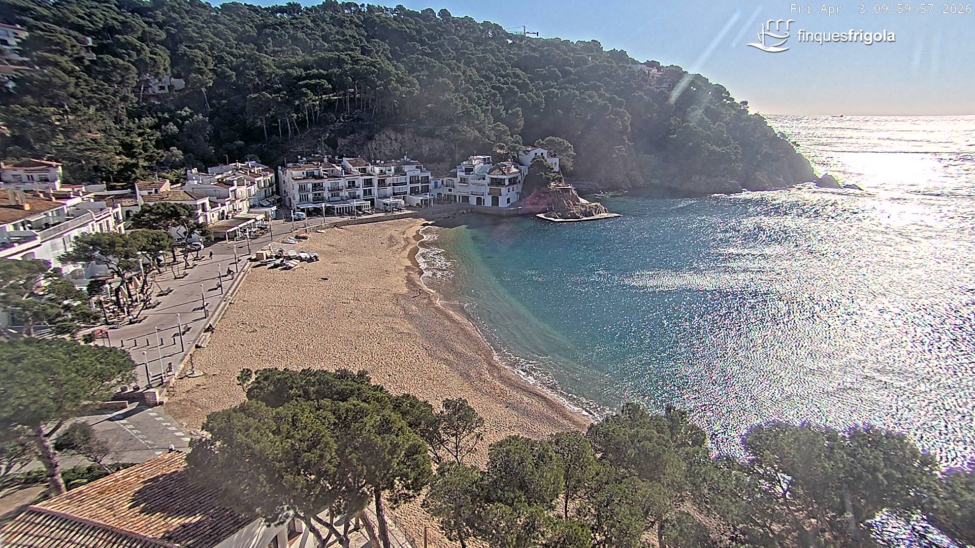 Webcam de Tamariu playa