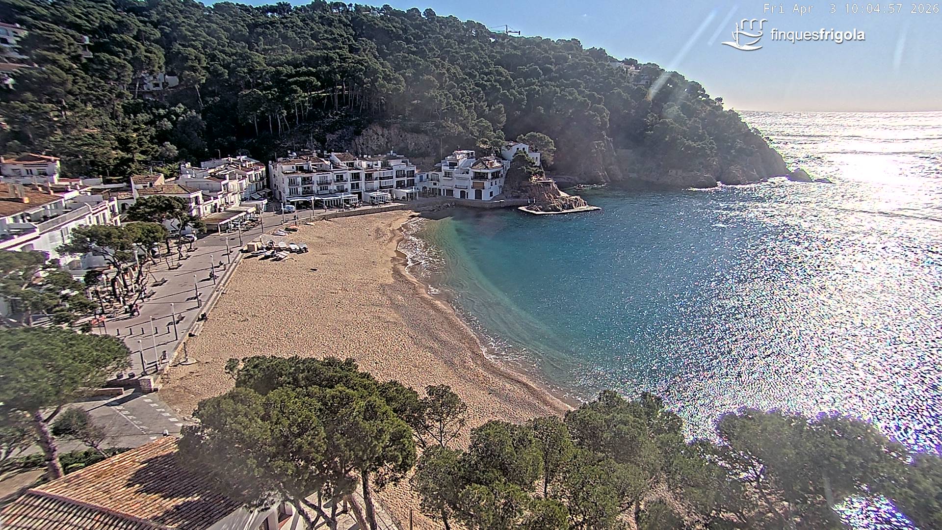 Webcam de Tamariu playa