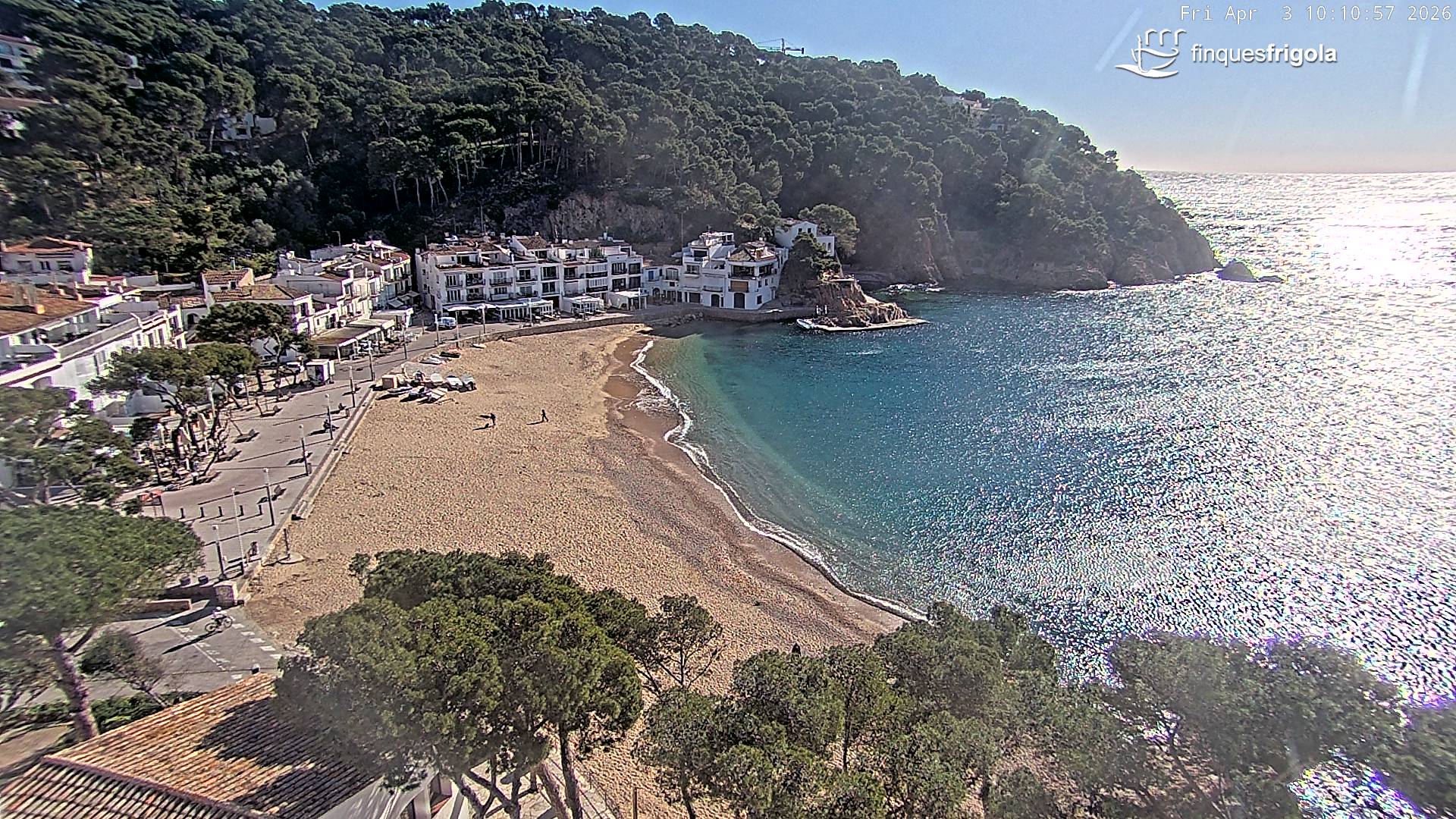 Webcam de Tamariu playa