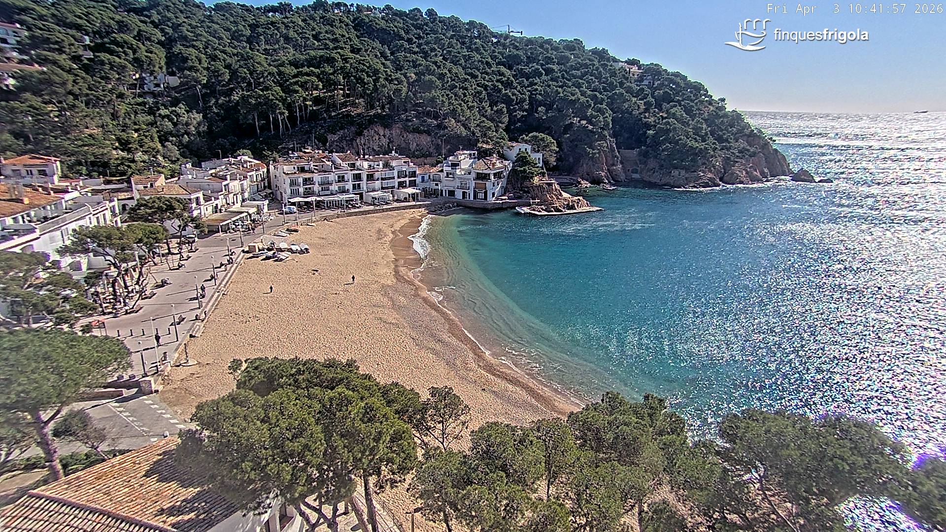 Webcam de Tamariu playa