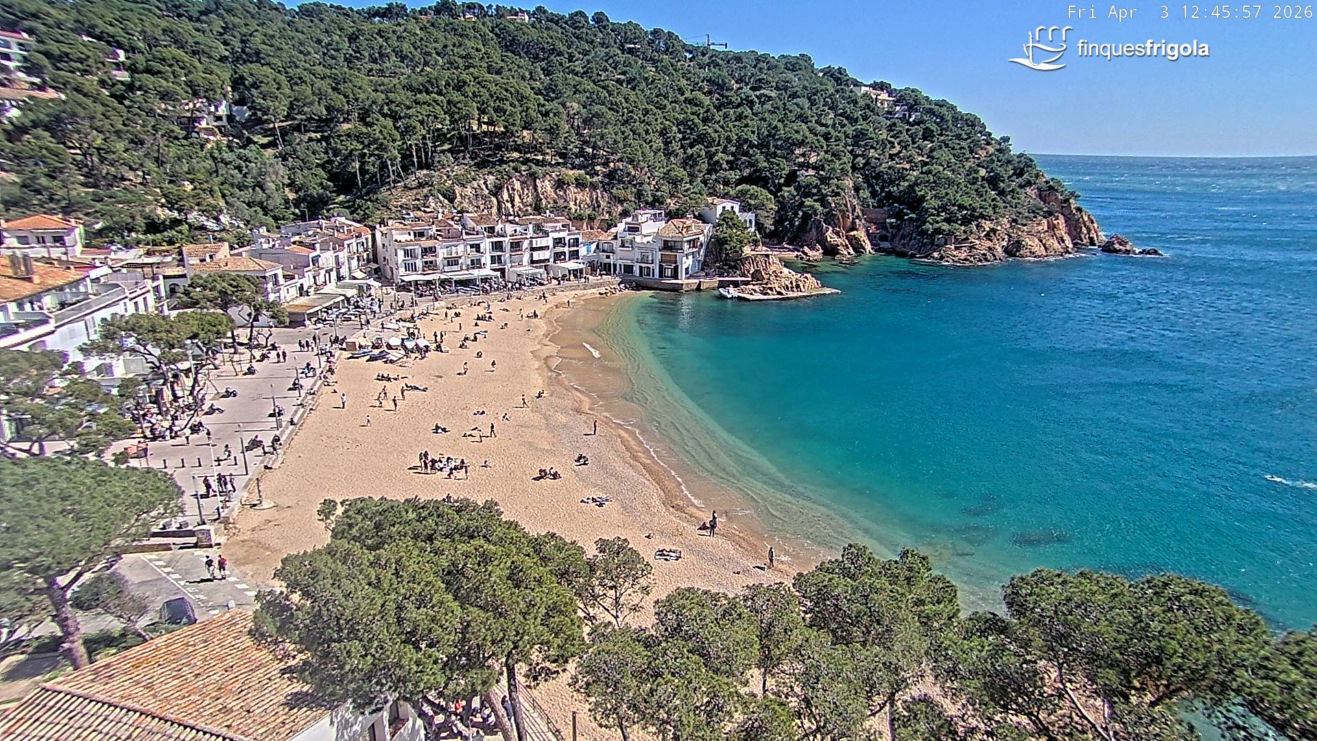 Webcam de Tamariu playa