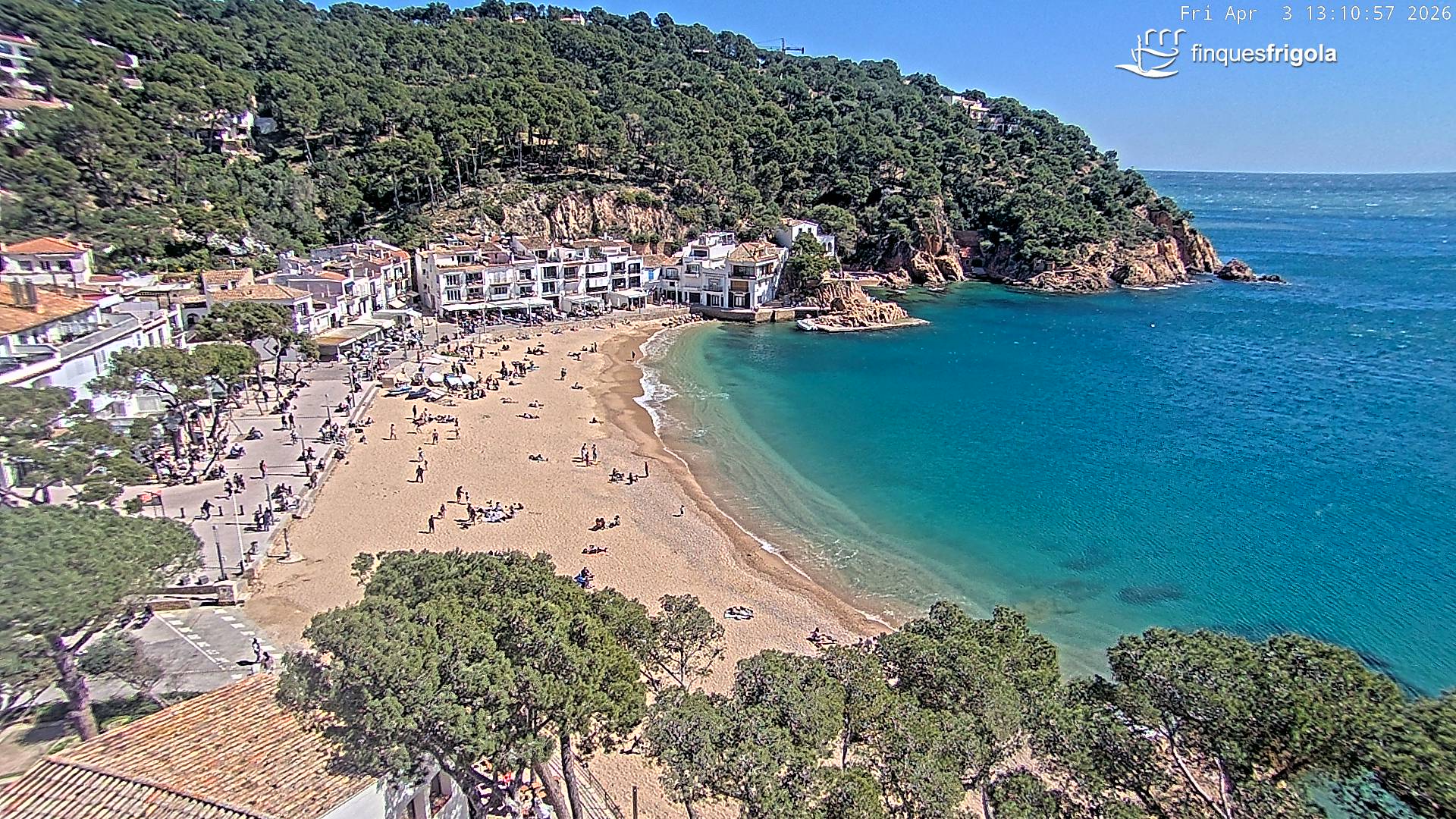 Webcam de Tamariu playa