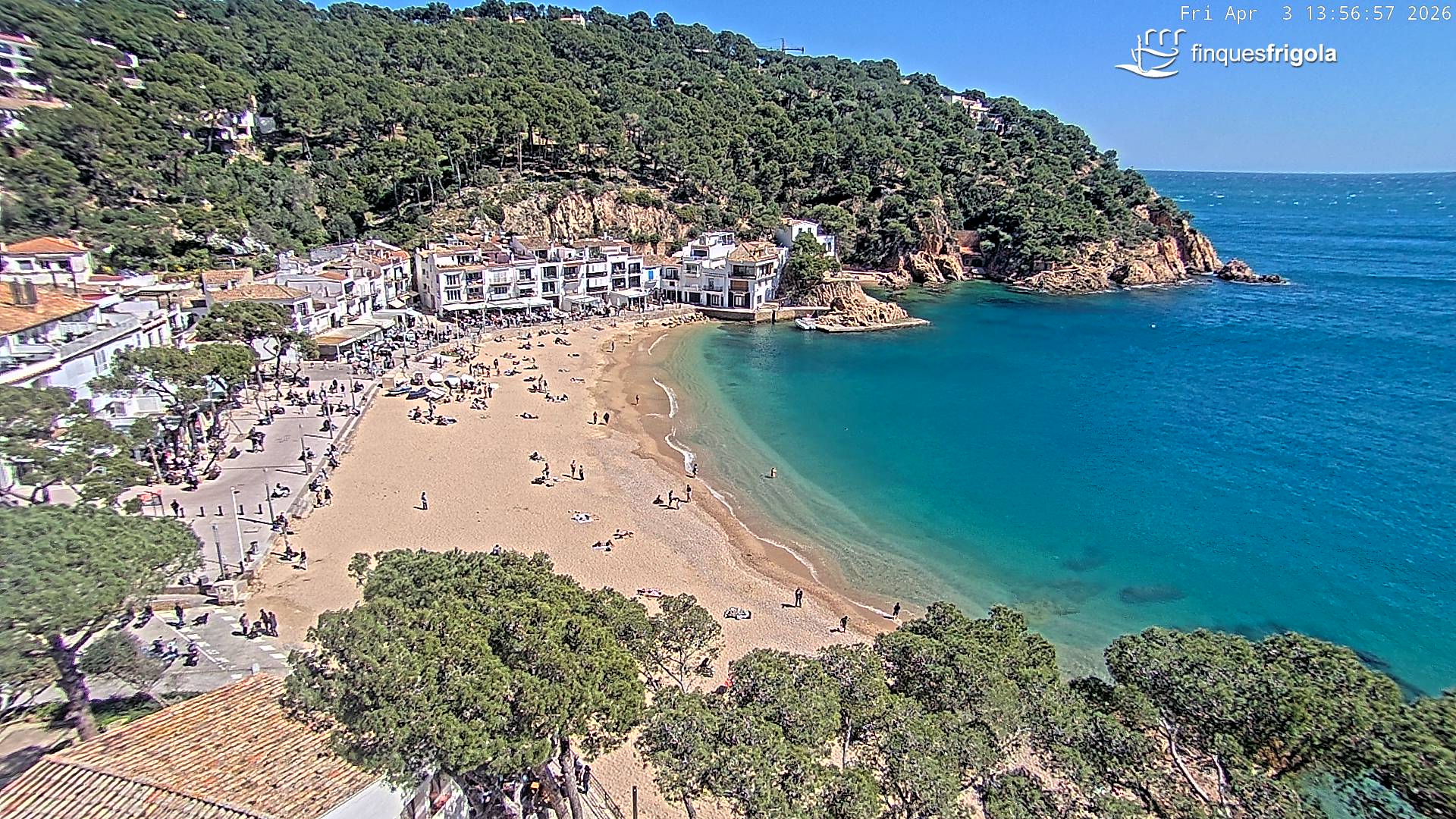 Webcam de Tamariu playa