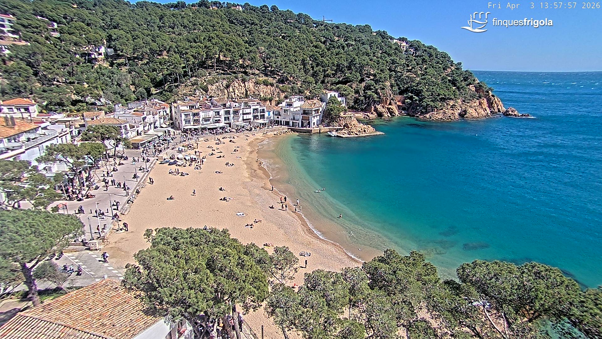 Webcam de Tamariu playa