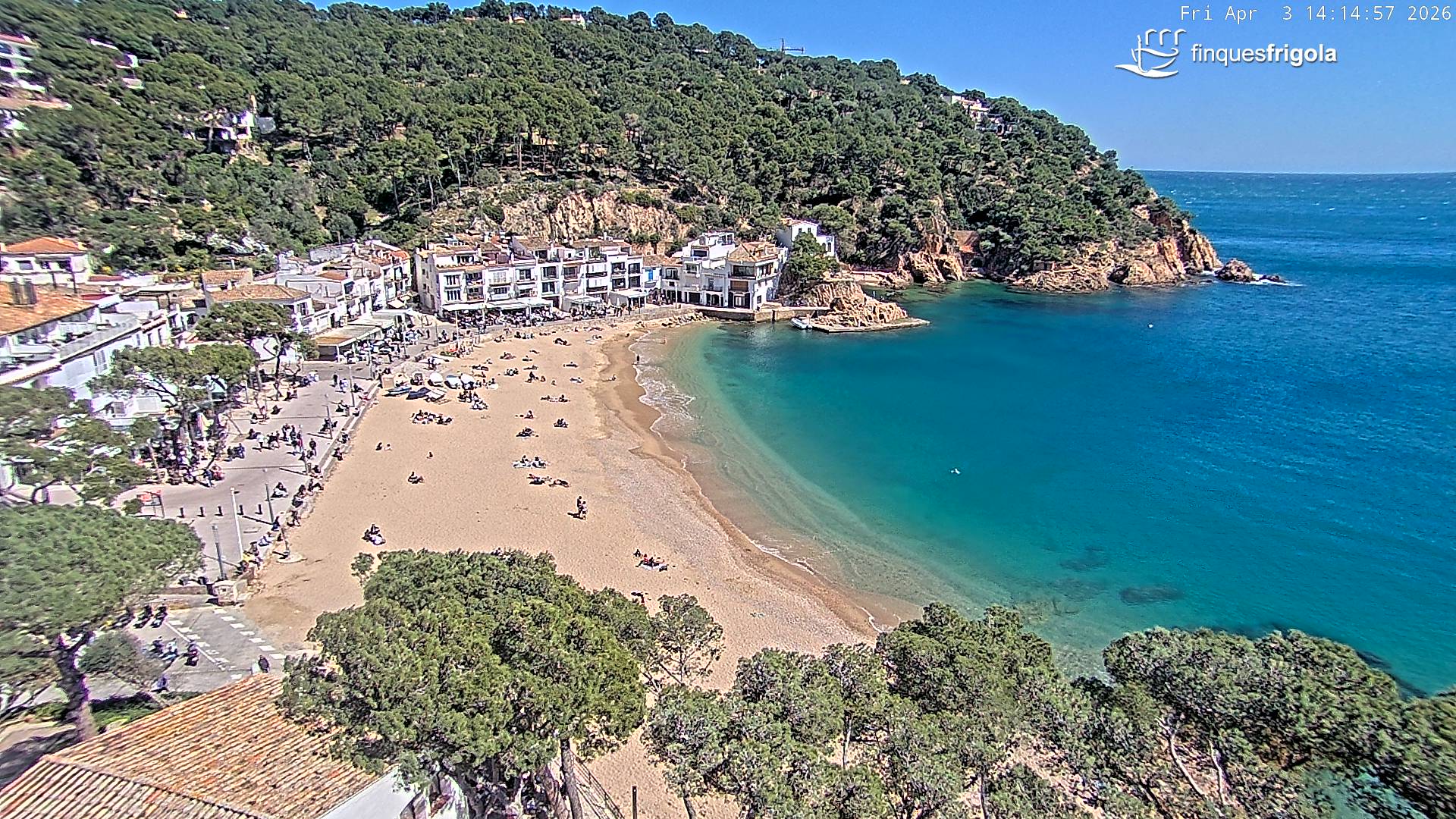 Webcam de Tamariu playa