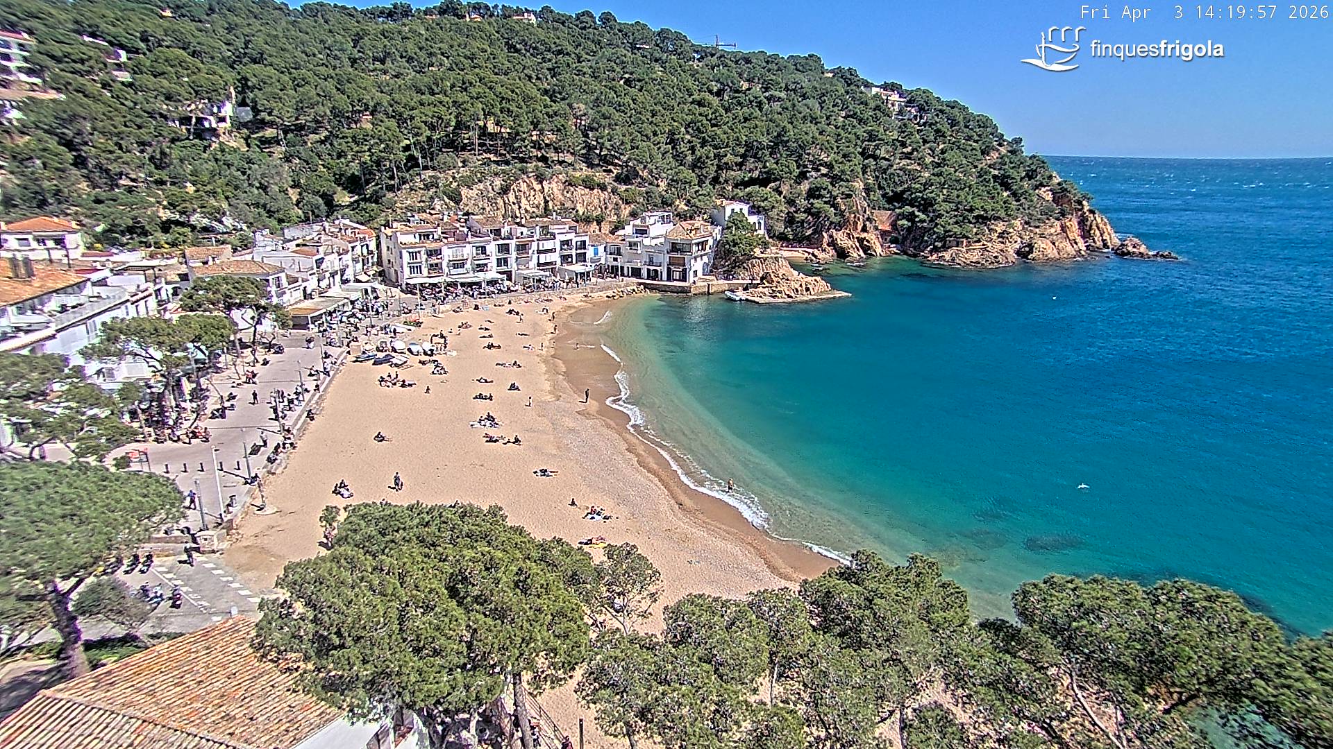 Webcam de Tamariu playa