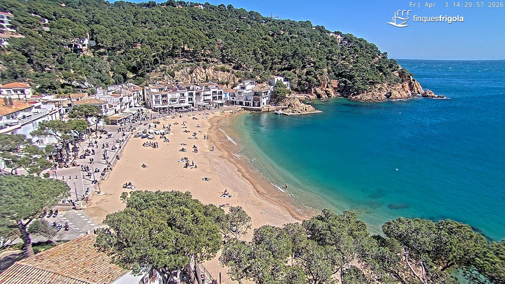 Webcam de Tamariu playa