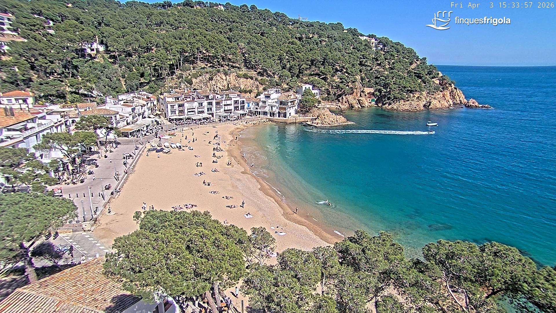 Webcam de Tamariu playa