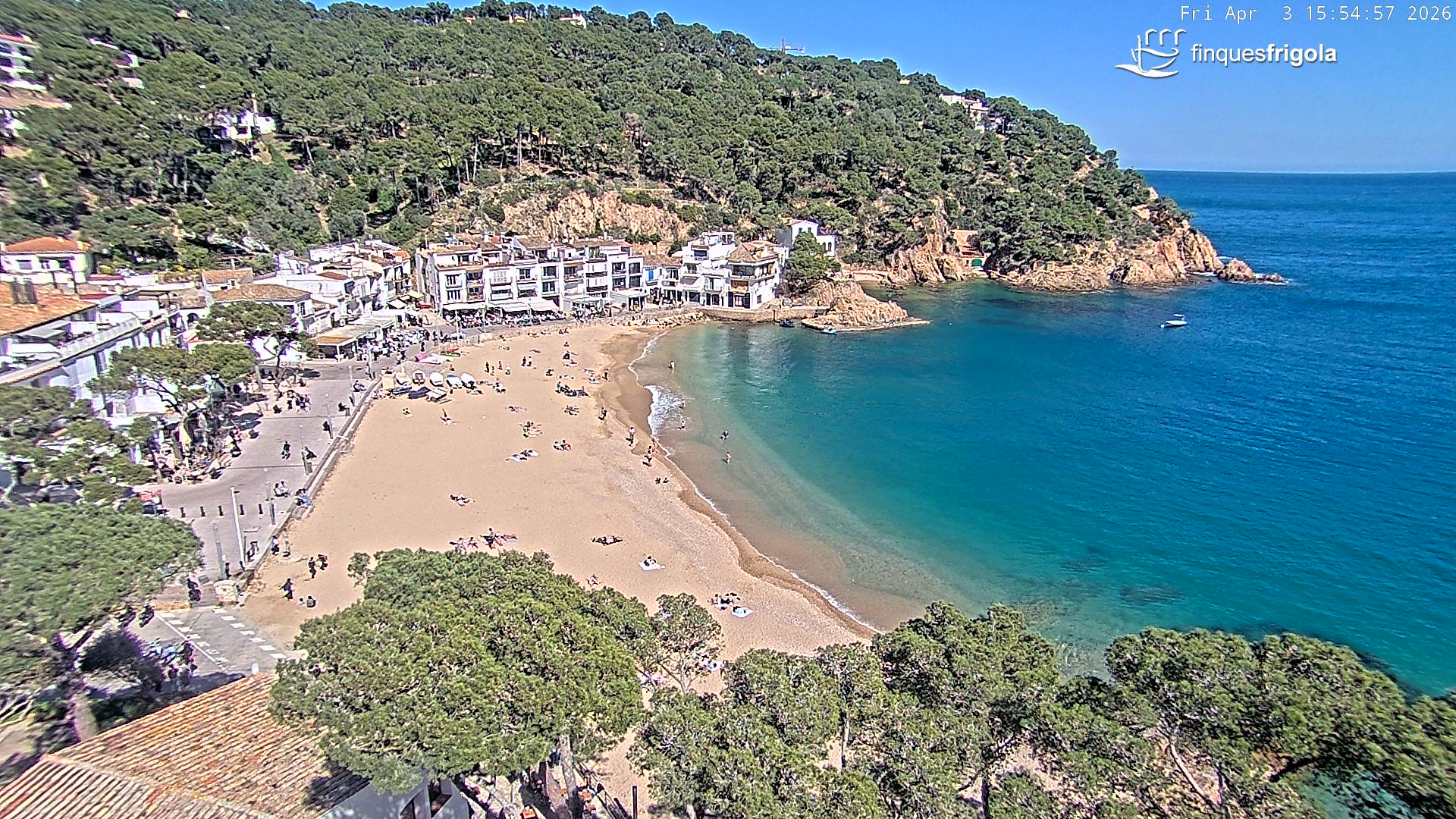 Webcam de Tamariu playa