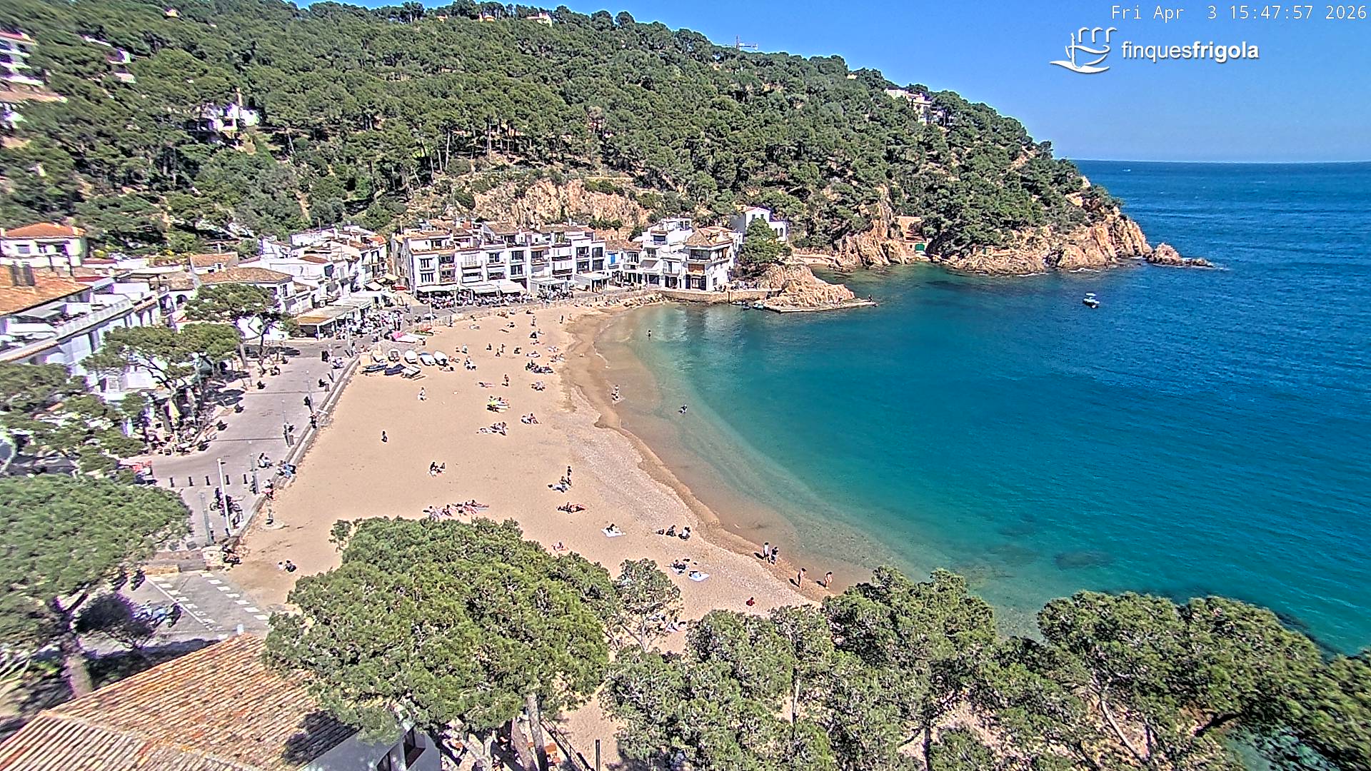 Webcam de Tamariu playa