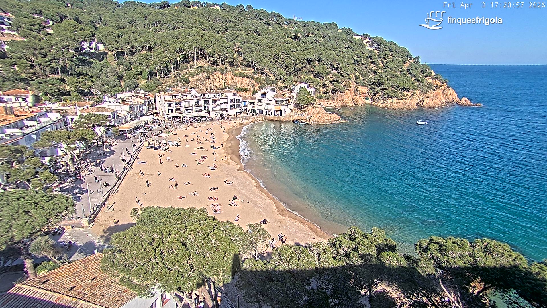 Webcam de Tamariu playa
