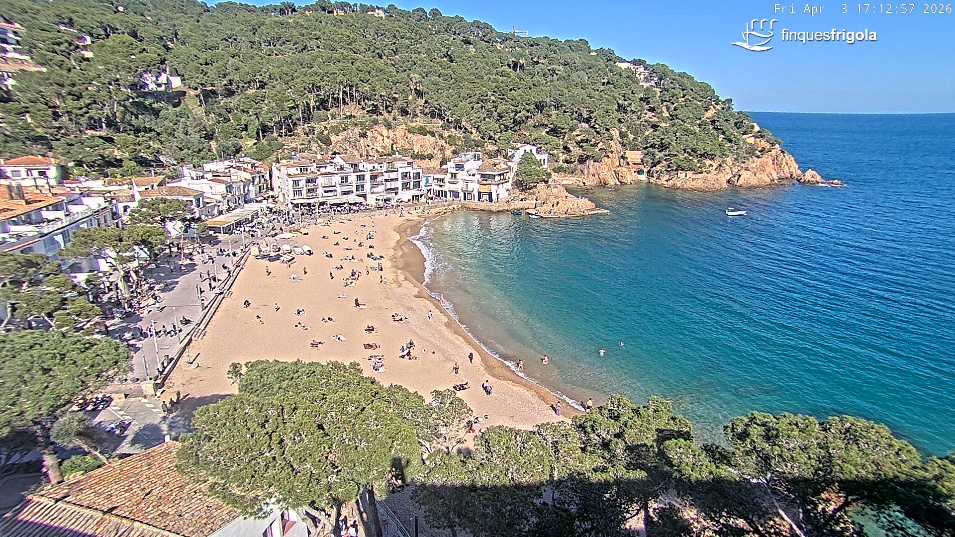 Webcam de Tamariu playa