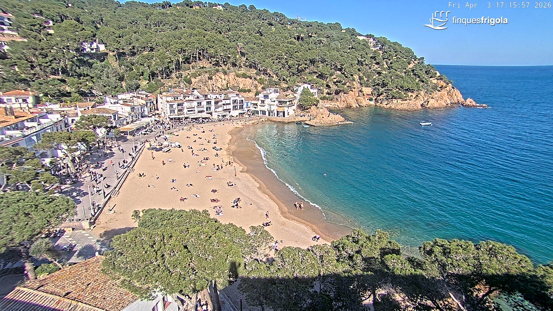 Webcam de Tamariu playa