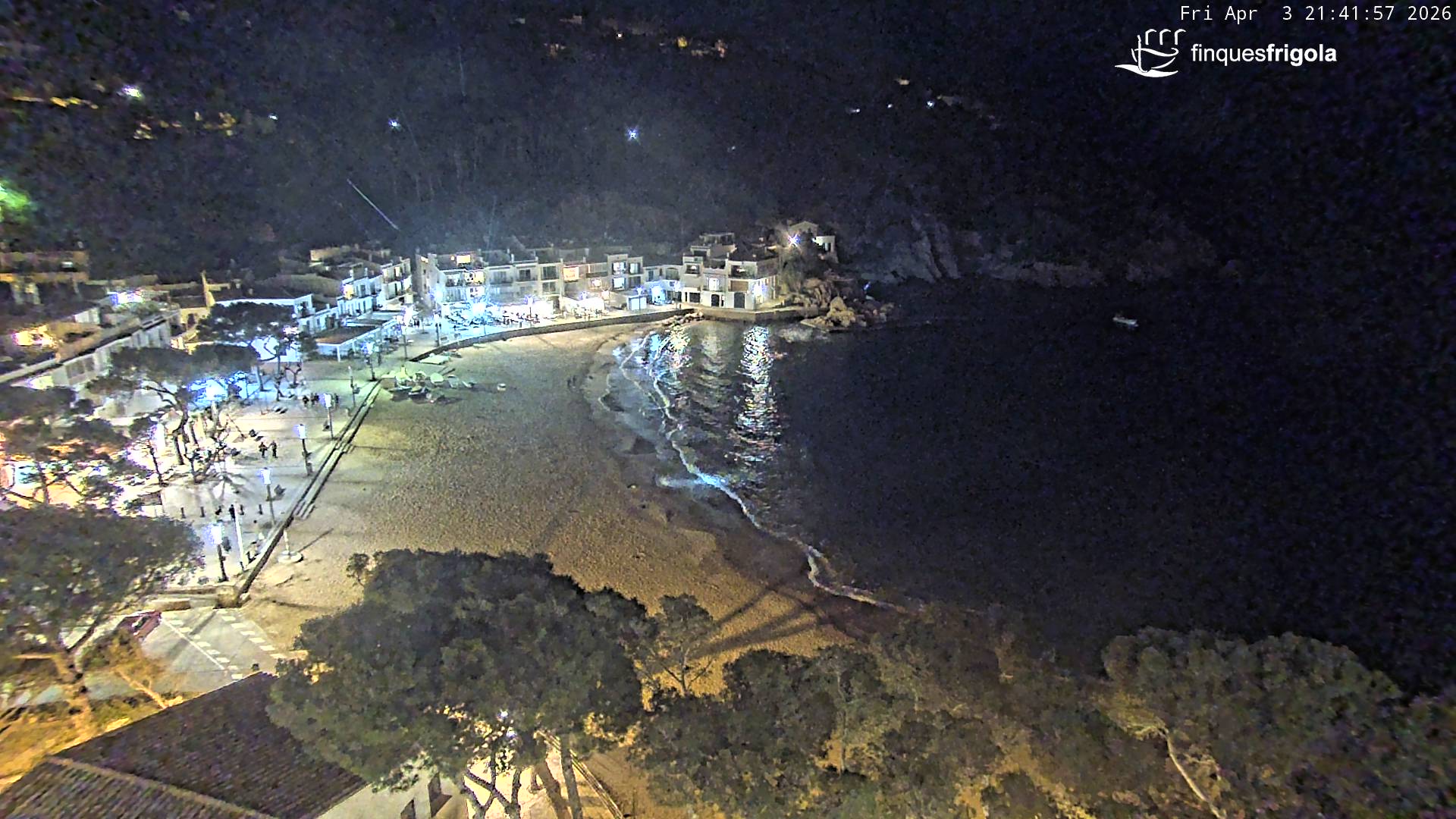 Webcam de Tamariu playa