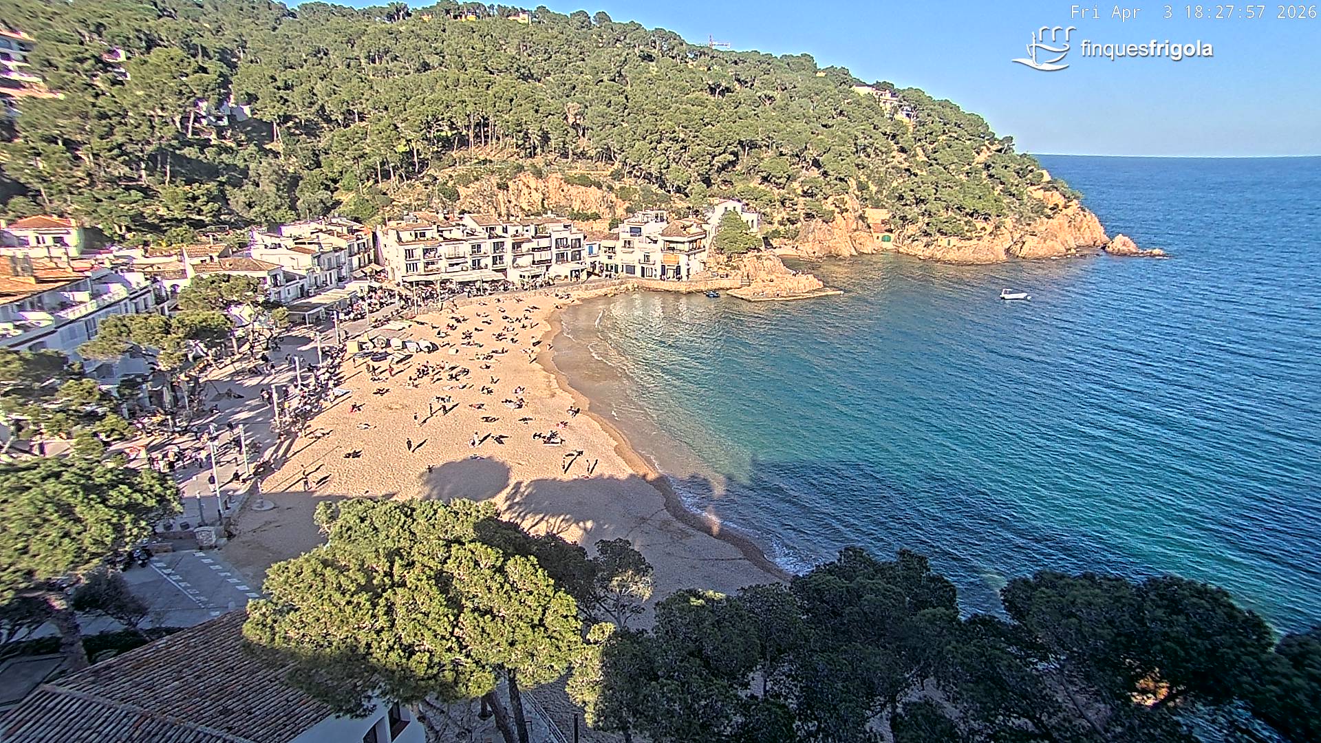 Webcam de Tamariu playa