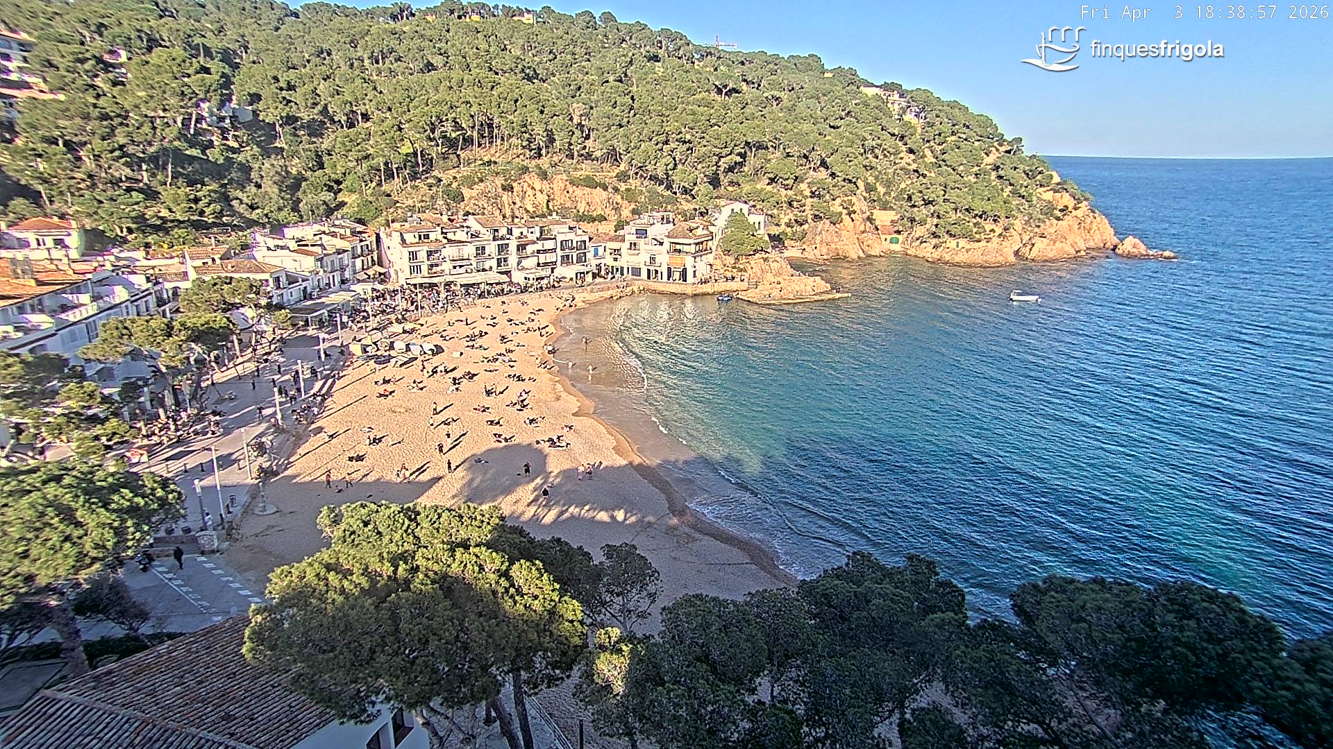 Webcam de Tamariu playa