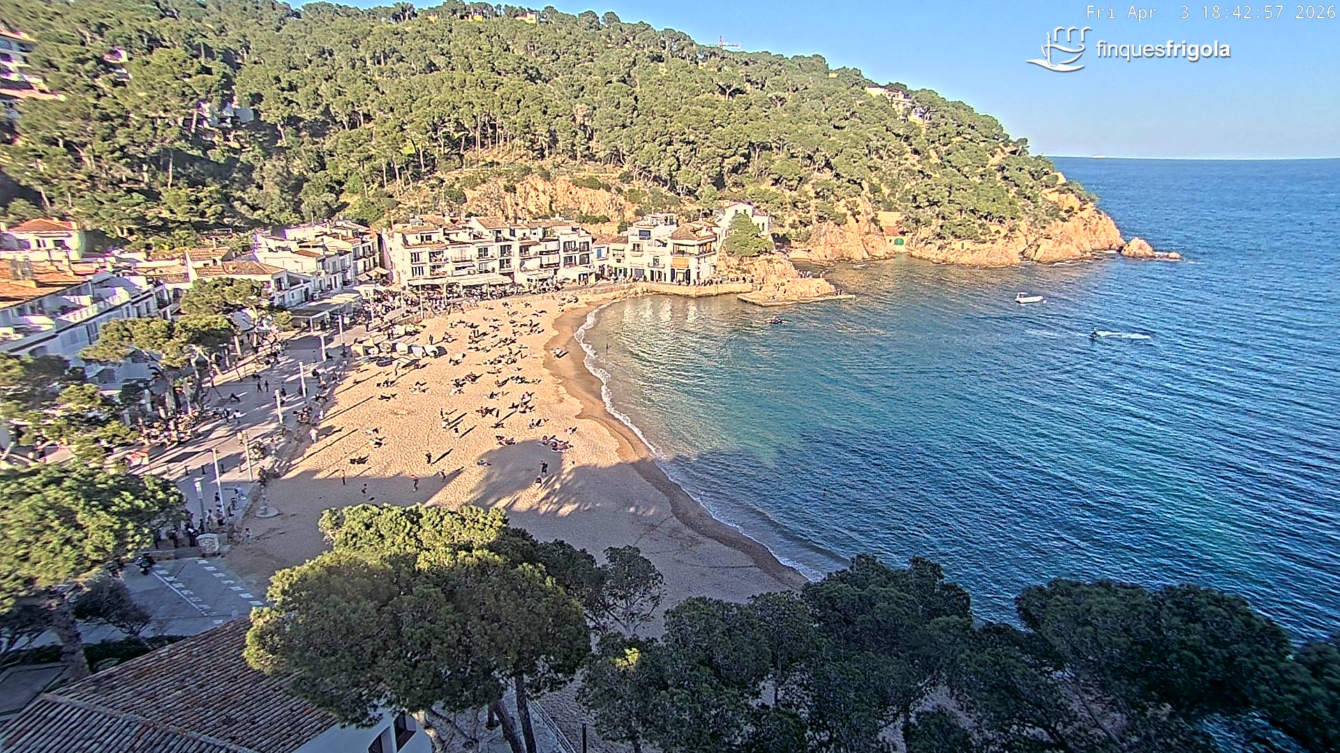 Webcam de Tamariu playa