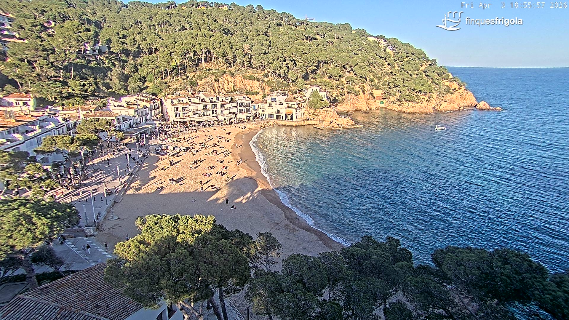 Webcam de Tamariu playa