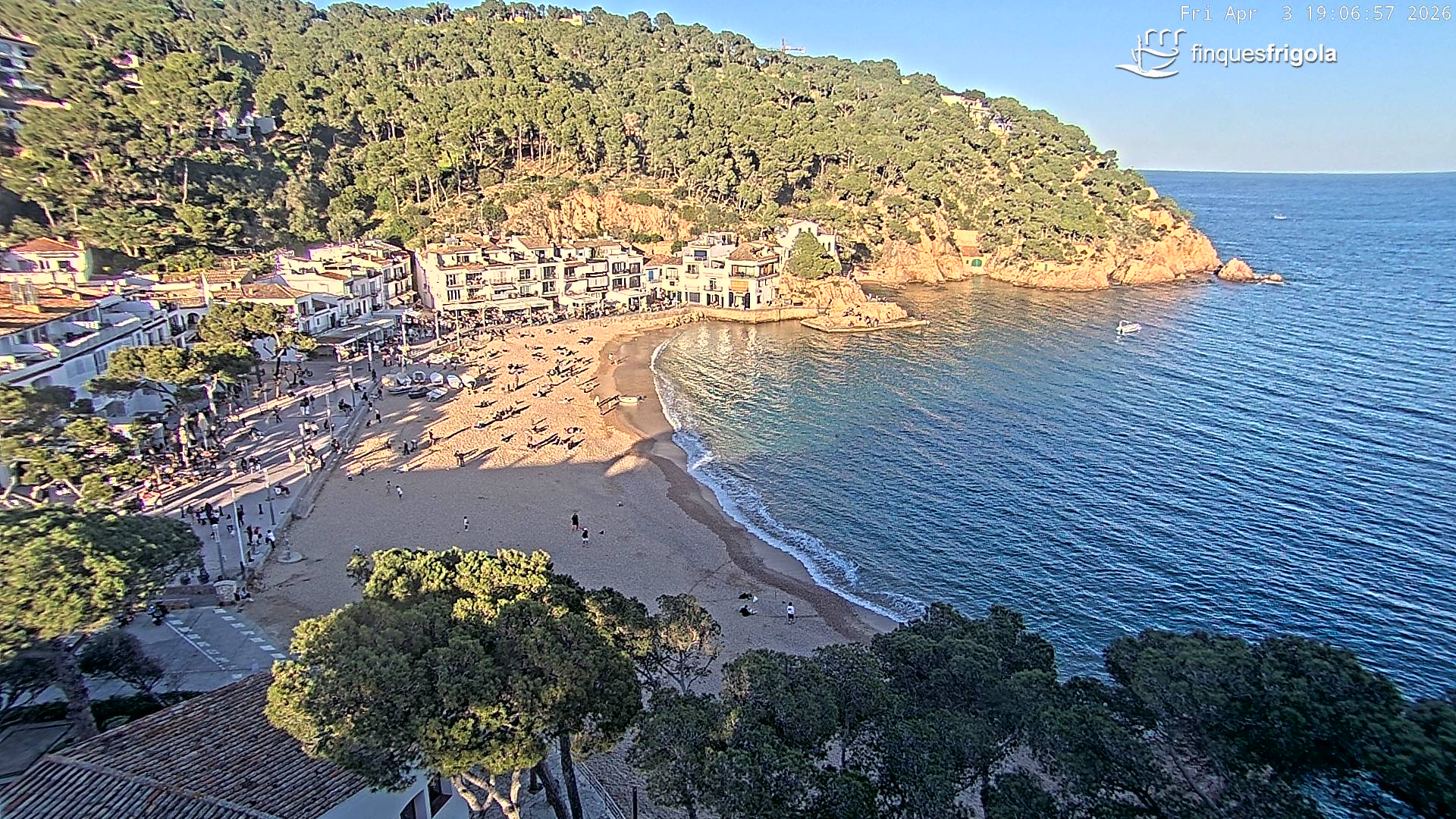 Webcam de Tamariu playa