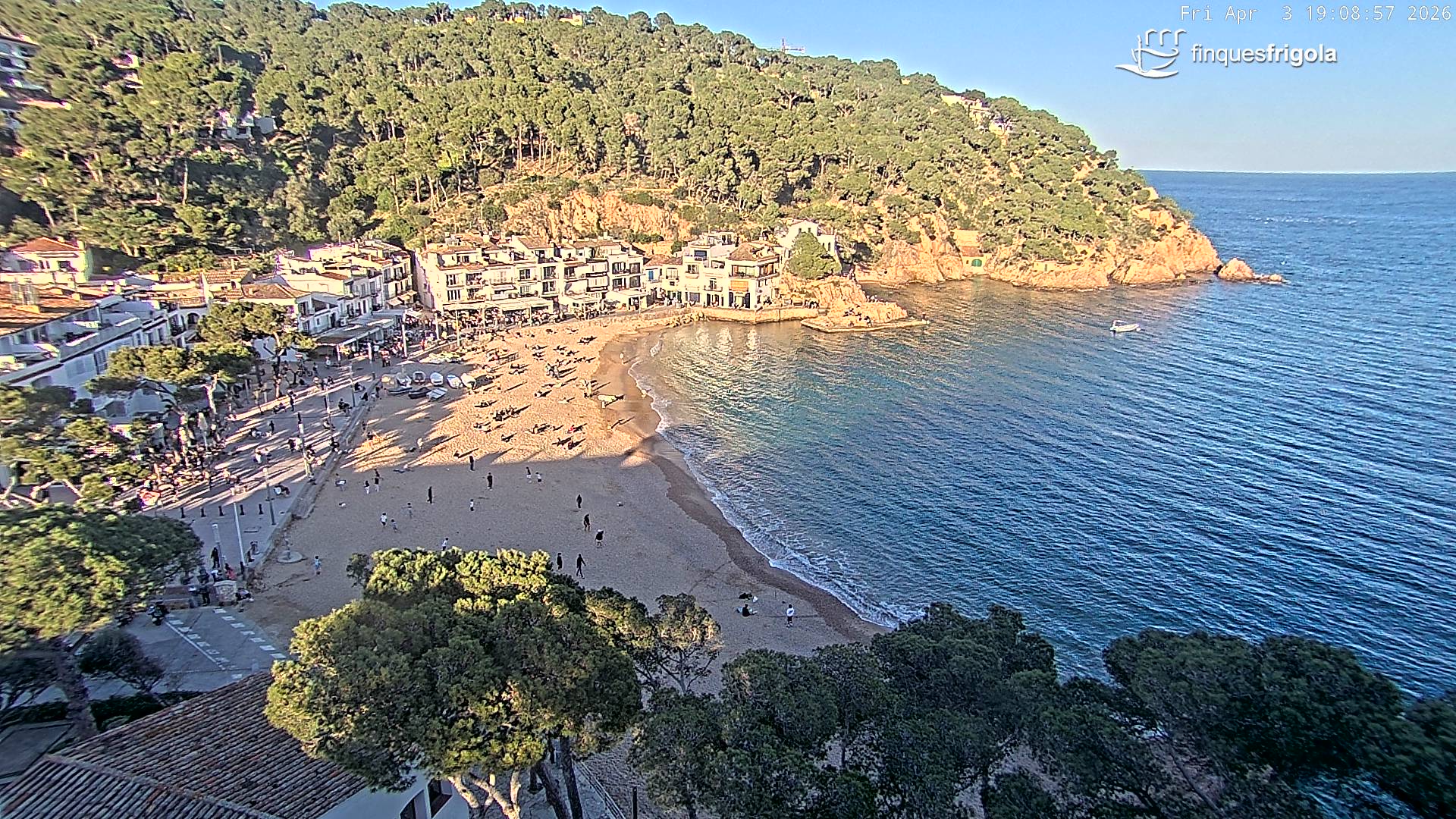 Webcam de Tamariu playa