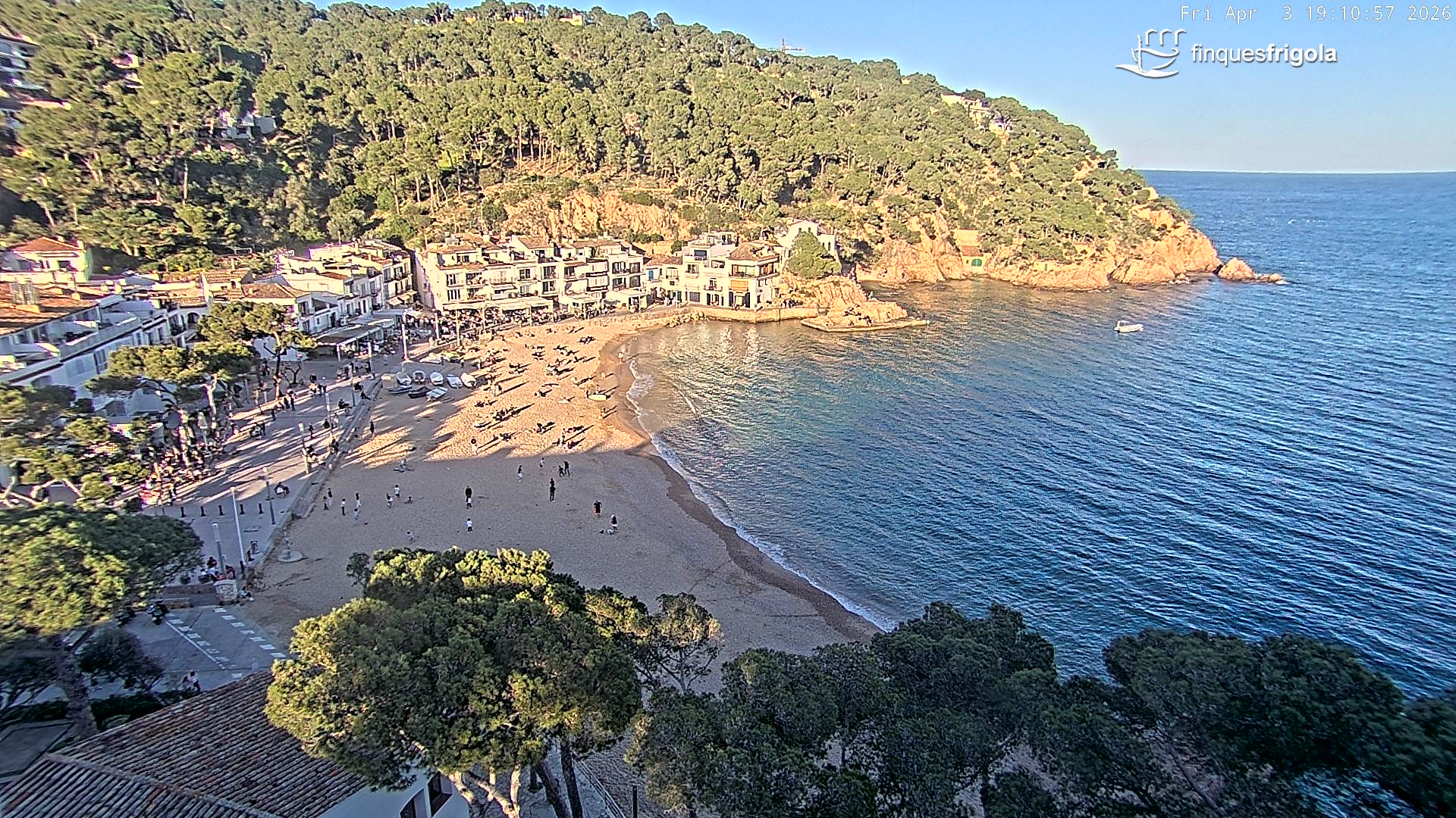 Webcam de Tamariu playa
