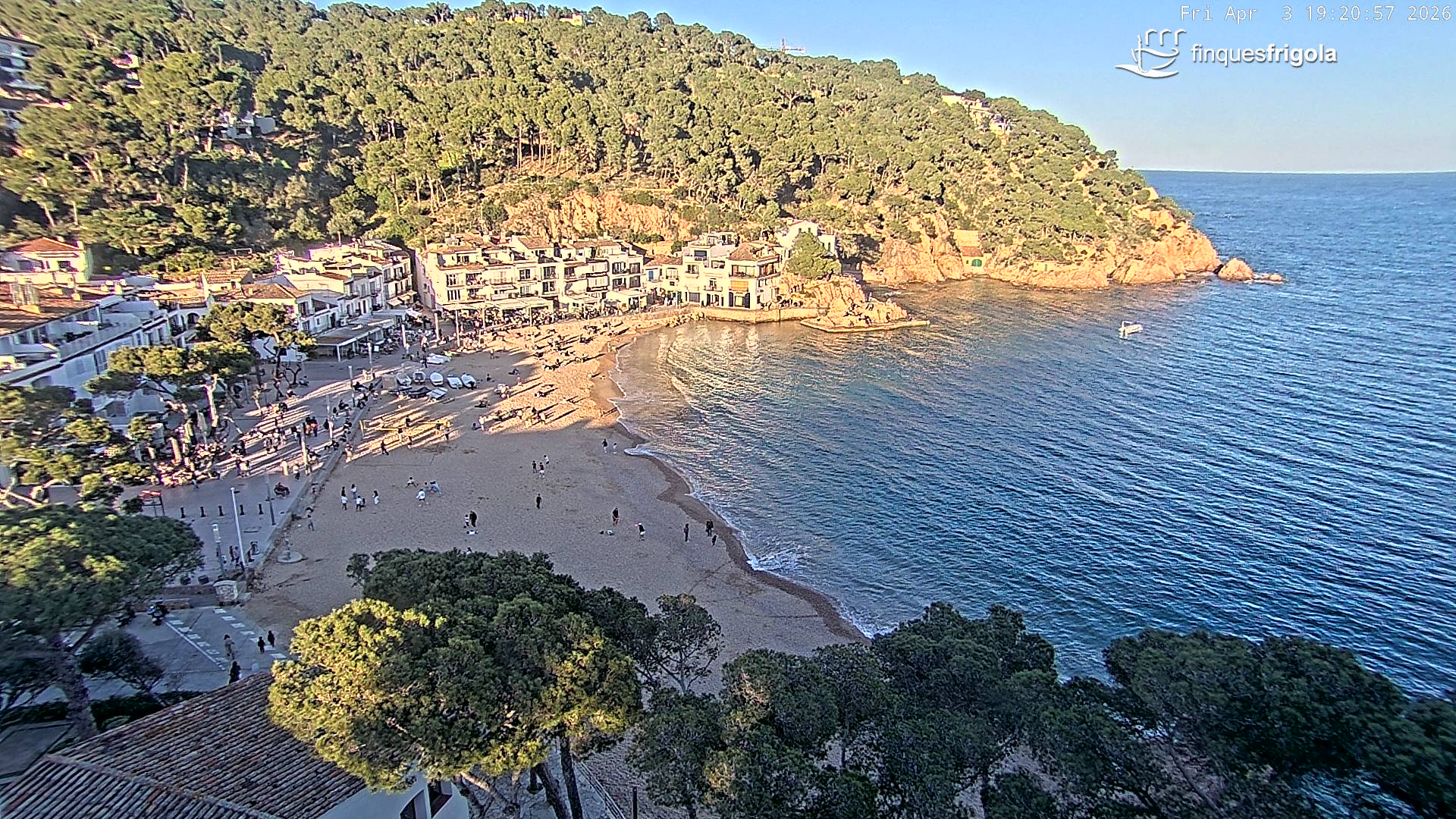 Webcam de Tamariu playa
