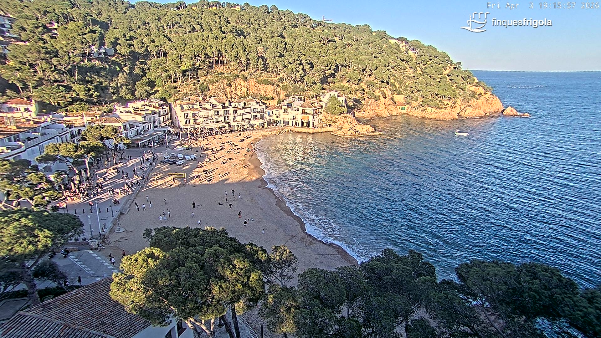 Webcam de Tamariu playa