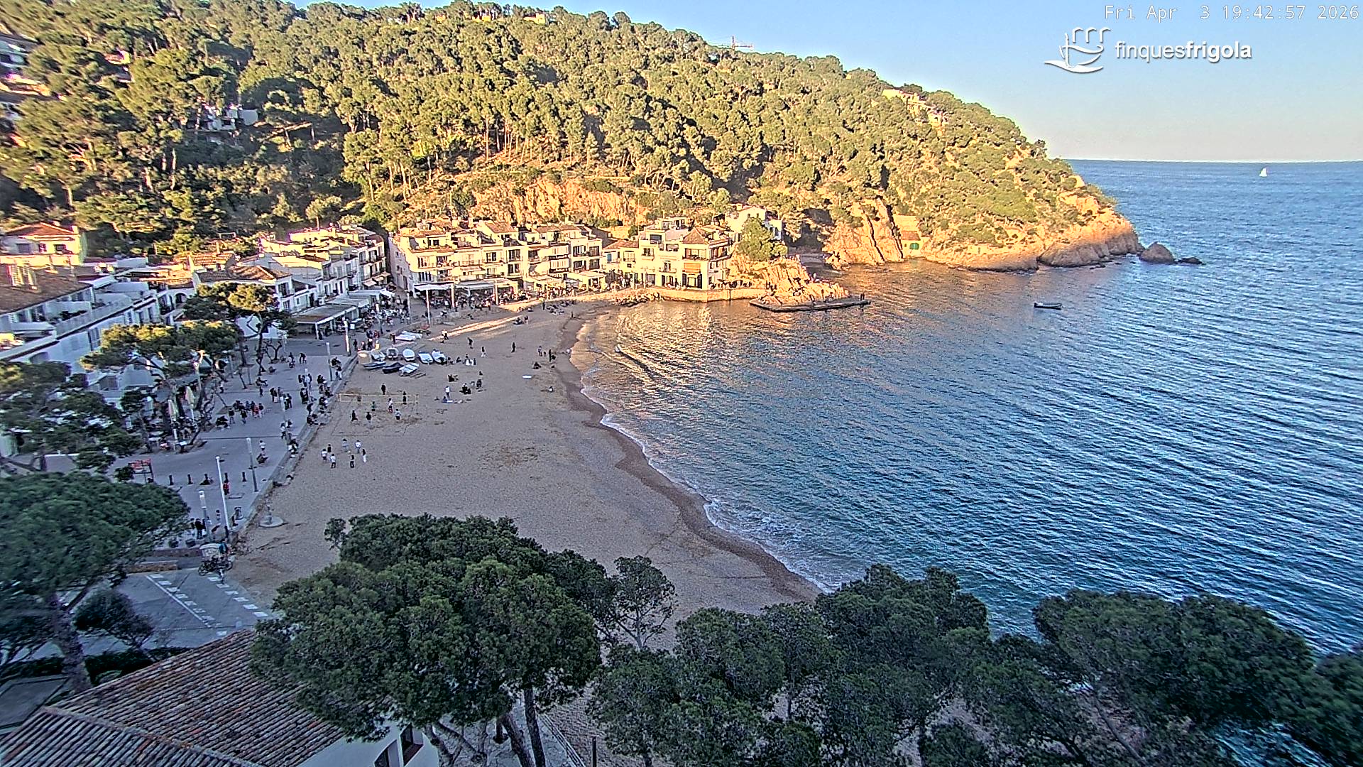 Webcam de Tamariu playa
