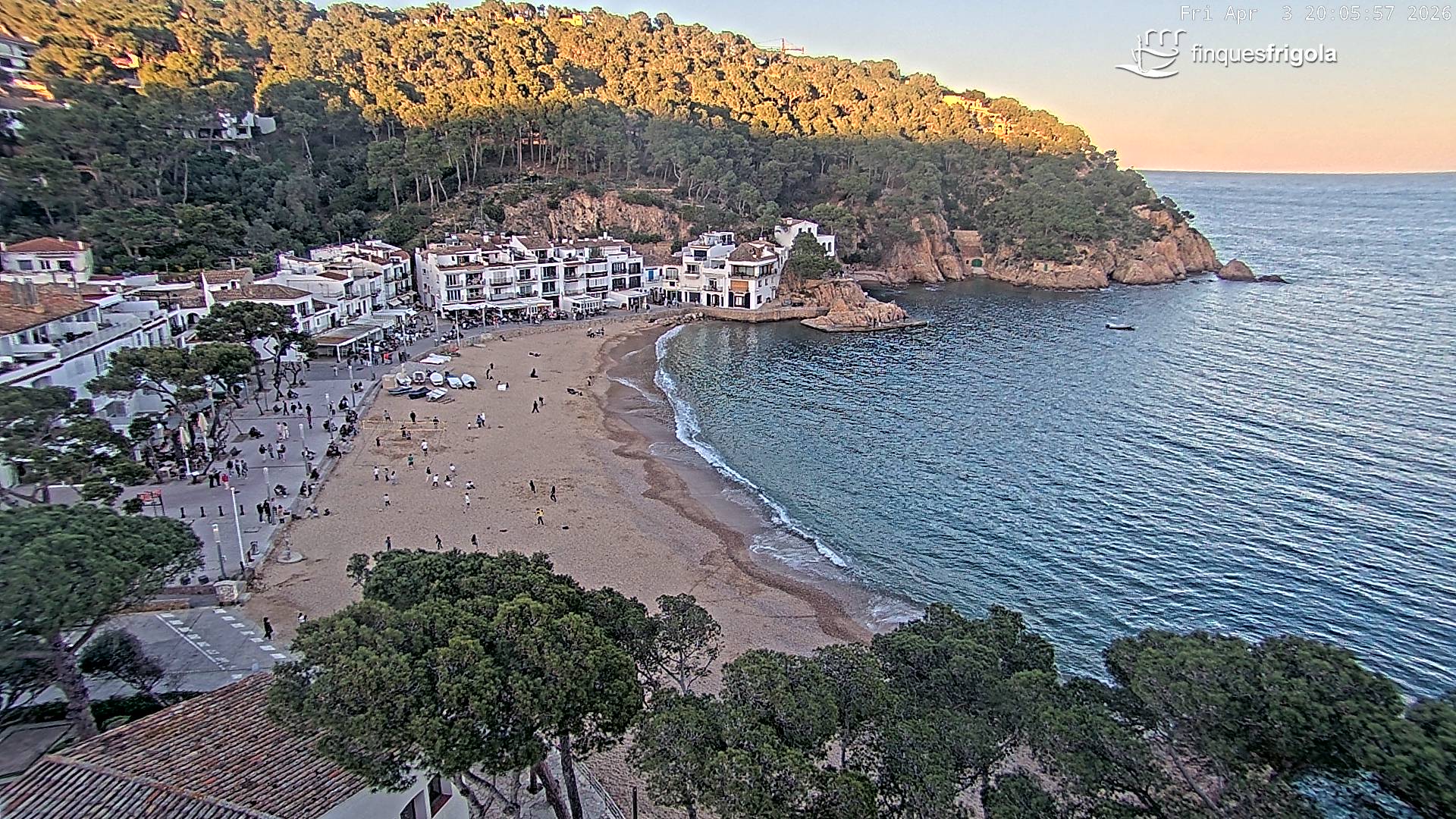 Webcam de Tamariu playa