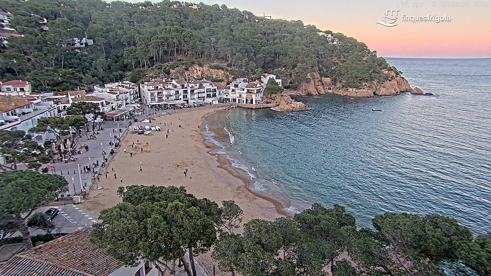 Webcam de Tamariu playa