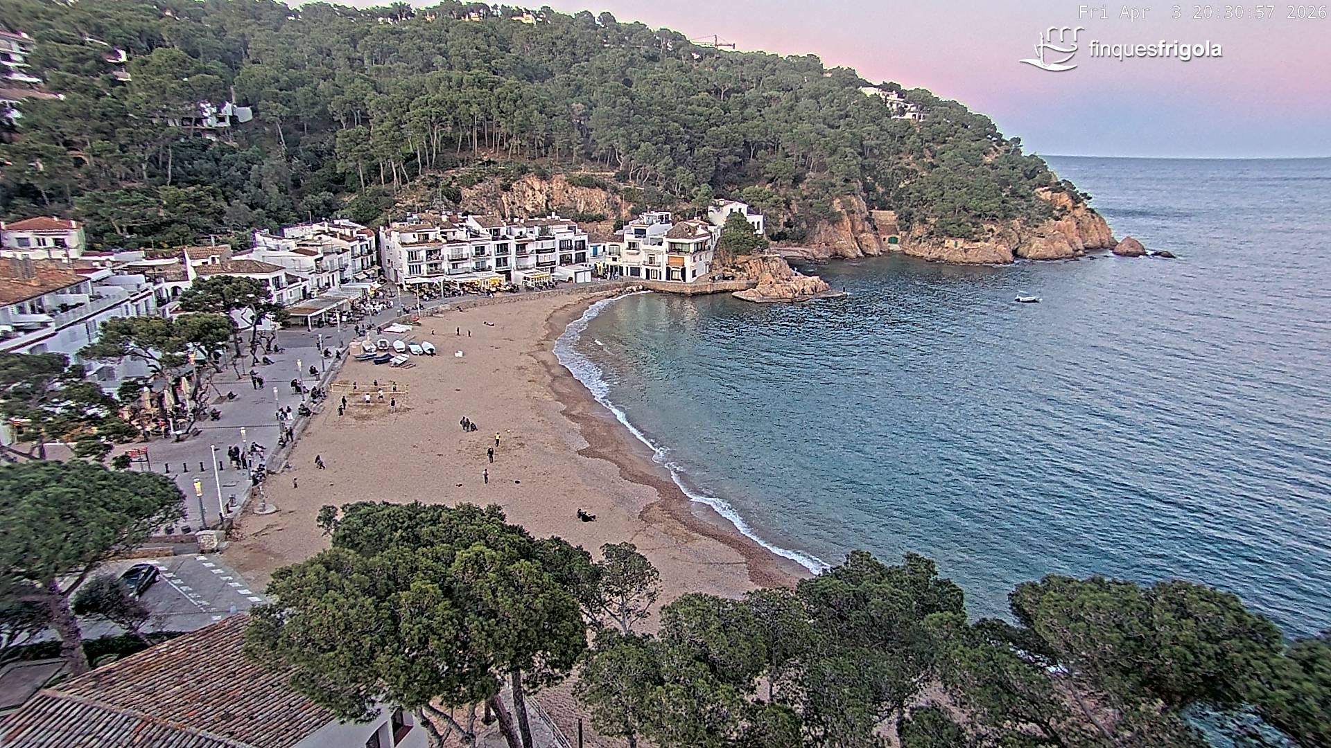 Webcam de Tamariu playa