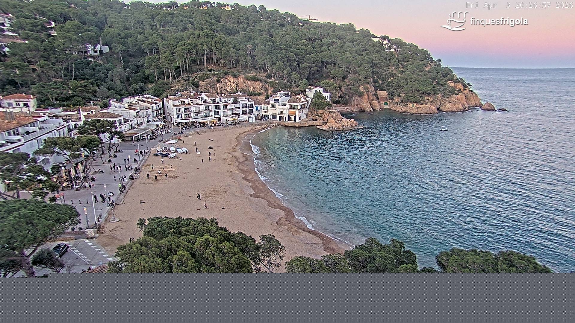Webcam de Tamariu playa