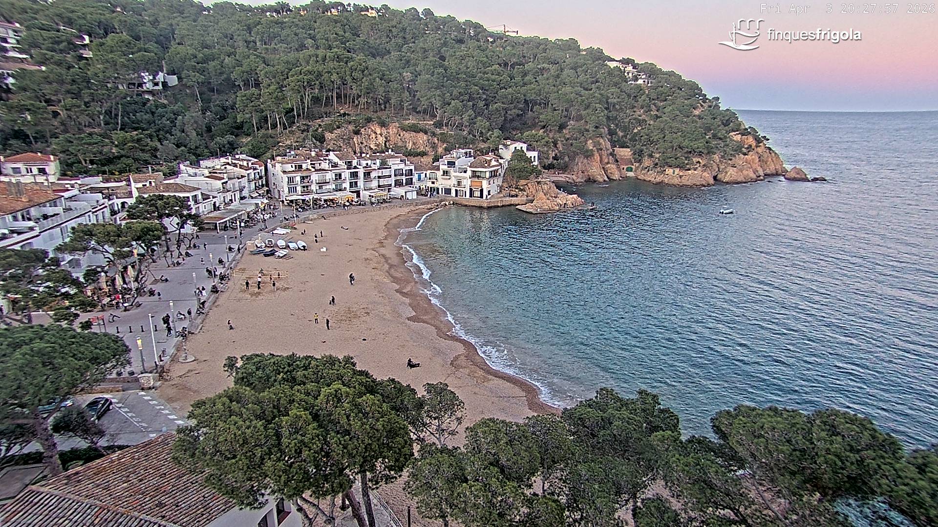 Webcam de Tamariu playa