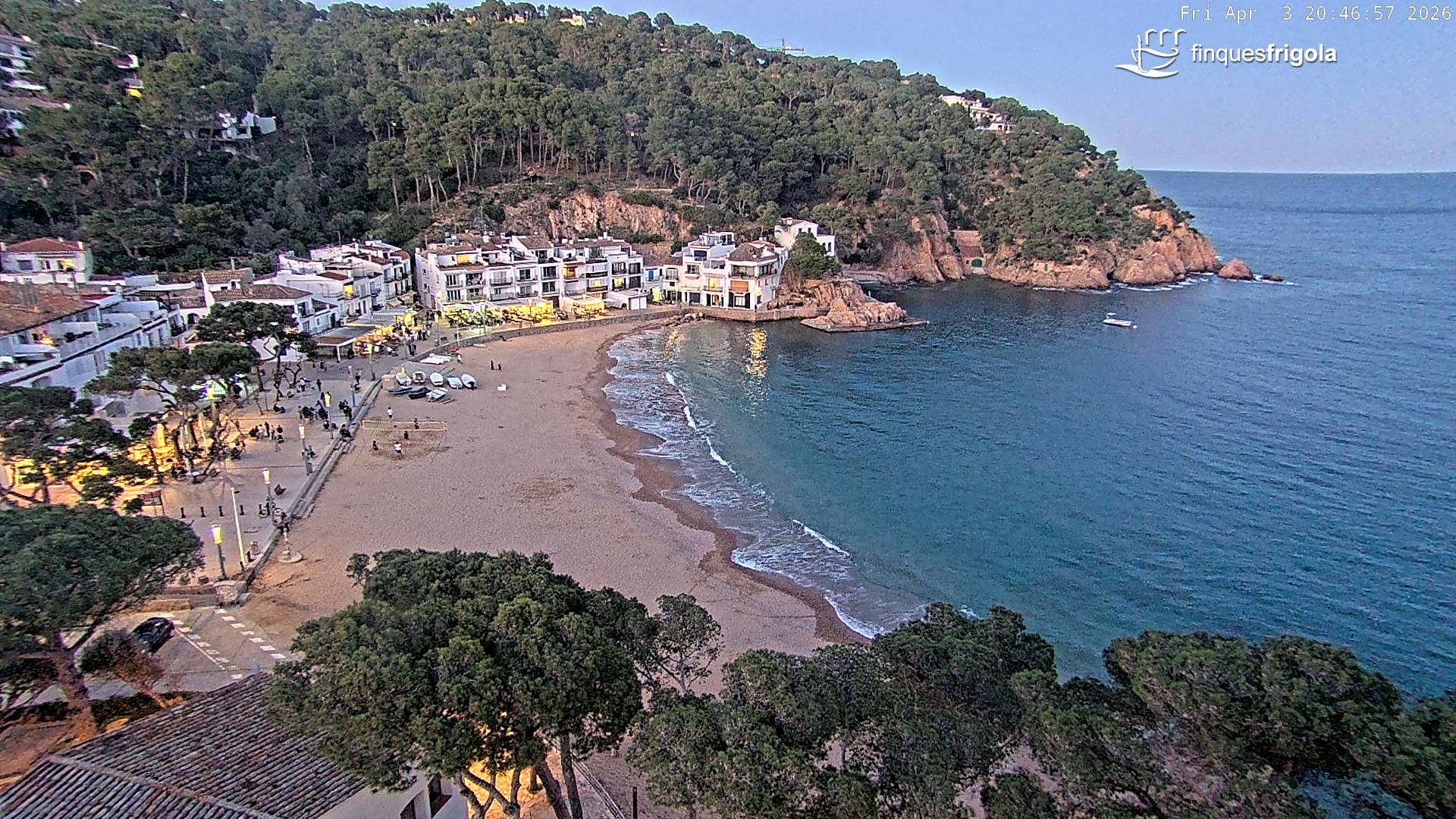 Webcam de Tamariu playa